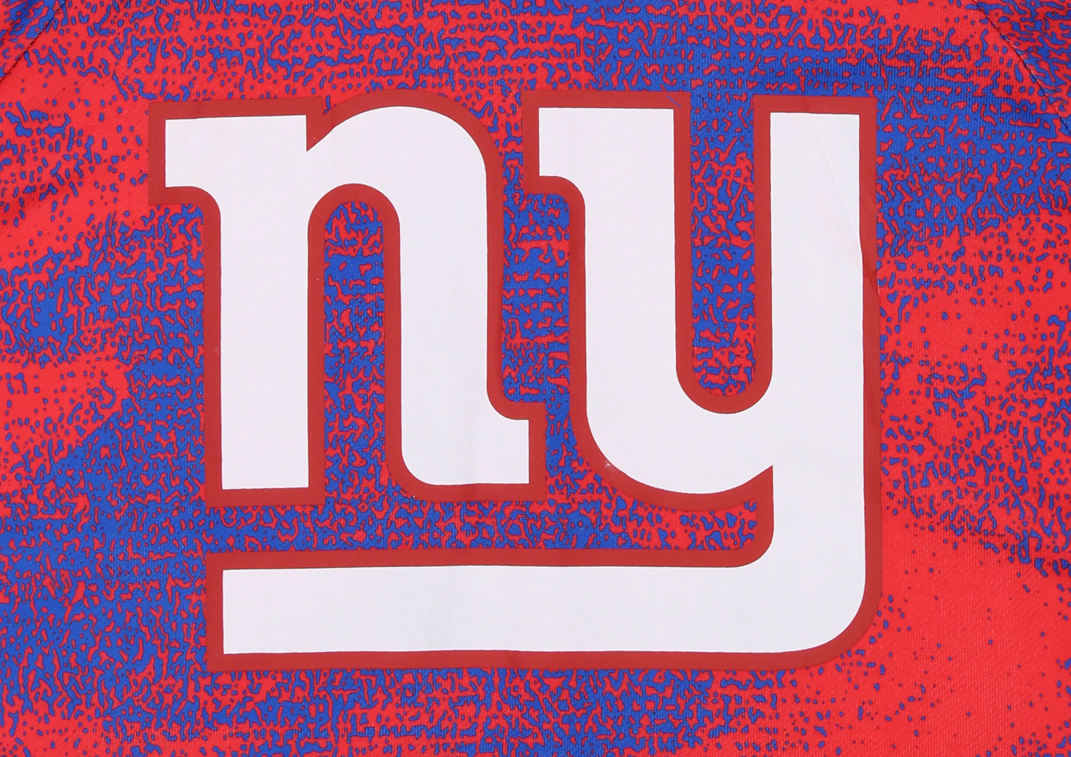 Zubaz NFL New York Giants Men's Static Body Lightweight French Terry Hoodie - Image 2