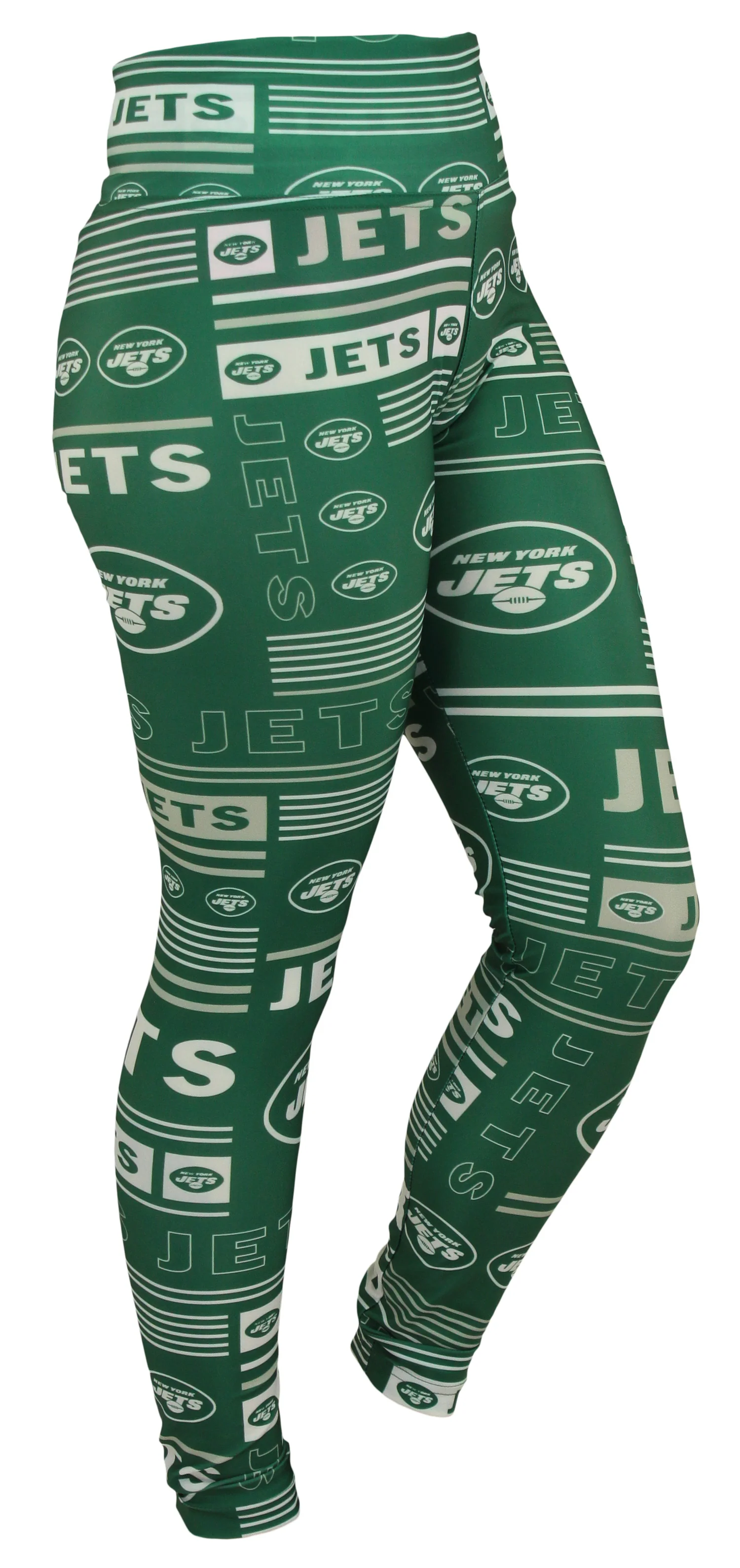 Zubaz NFL New York Jets Women's Team Column Leggings - Image 3