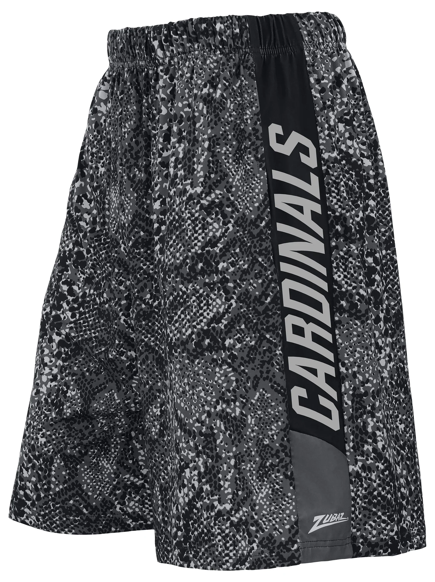 Zubaz NFL Men's 9in Tonal Post Football Shorts, Arizona Cardinals - Image 2