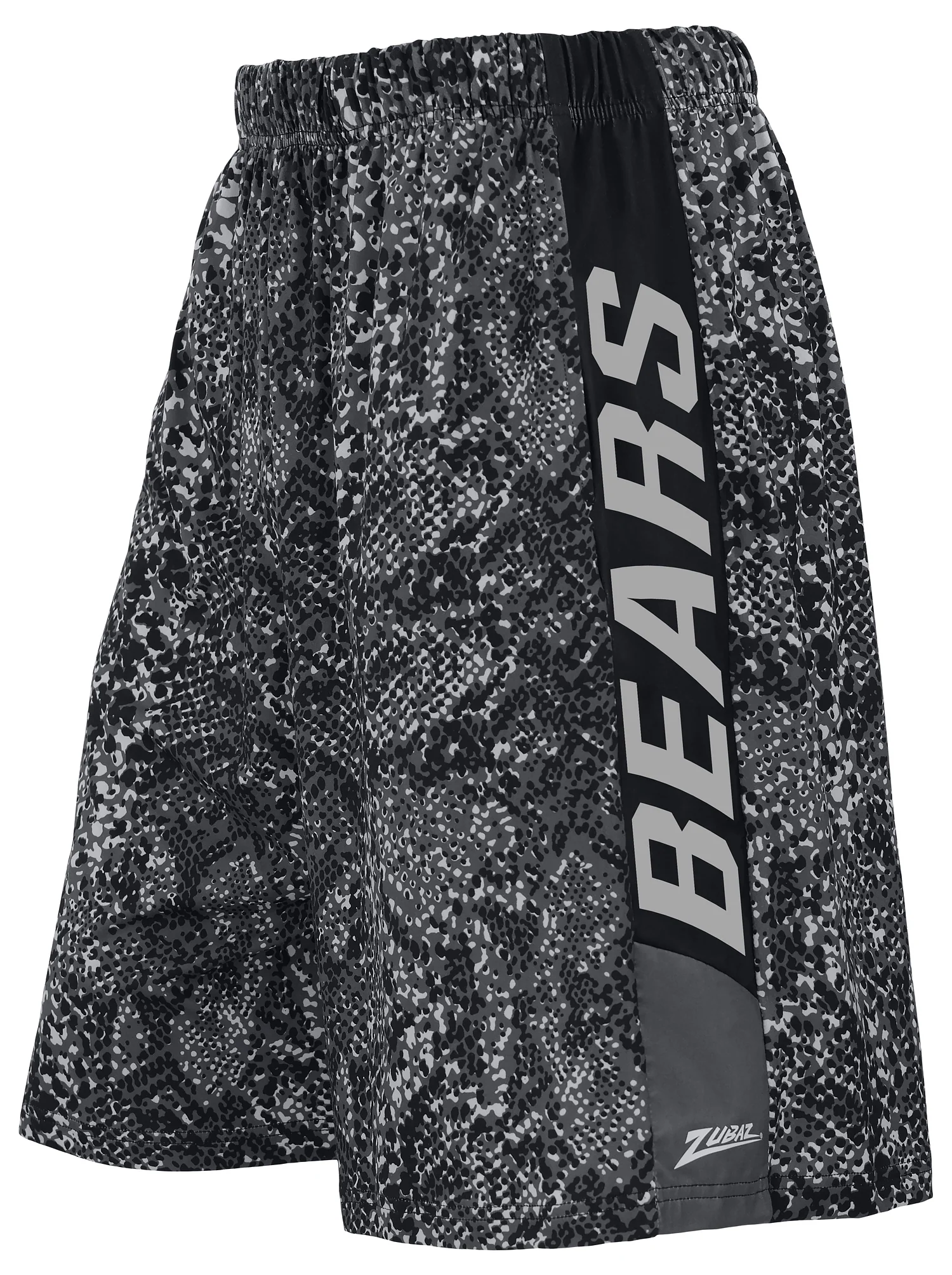 Zubaz NFL Men's 9in Tonal Post Football Shorts, Chicago Bears - Image 2