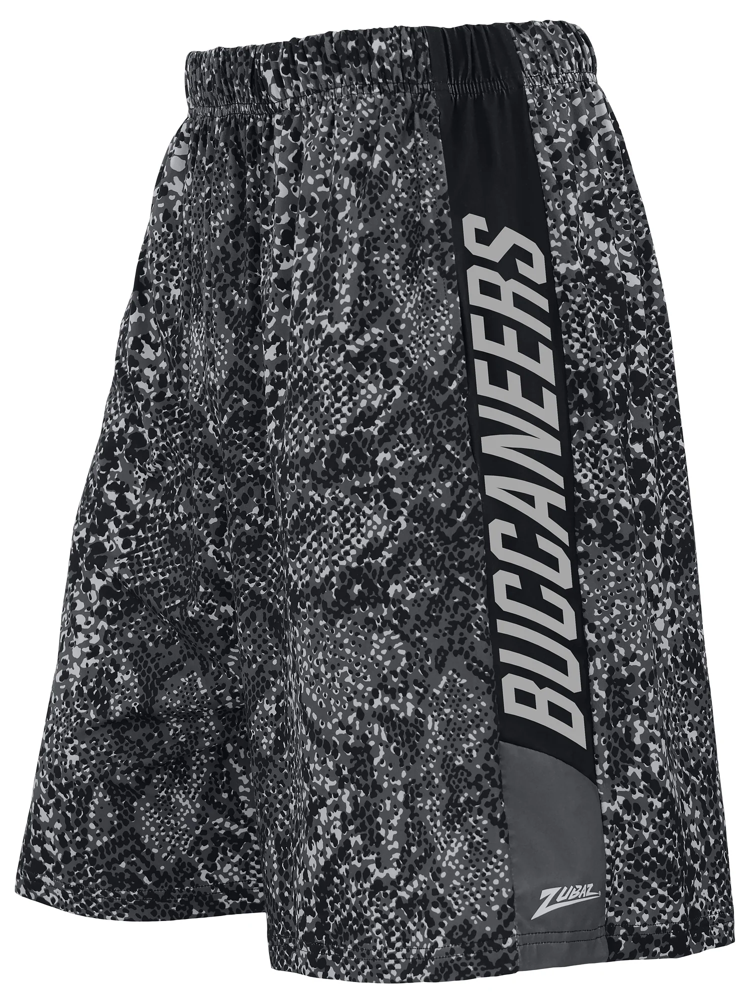 Zubaz NFL Men's 9in Tonal Post Football Shorts, Tampa Bay Buccaneers - Image 2