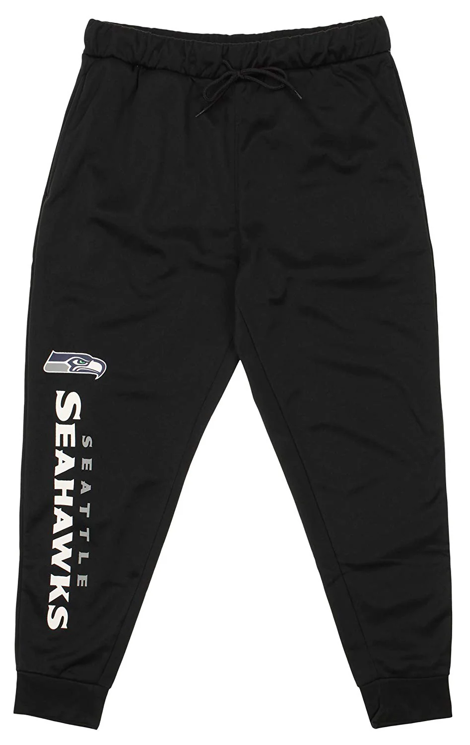Zubaz NFL Seattle Seahawks Men's Poly Fleece Jogger, Black - Image 3