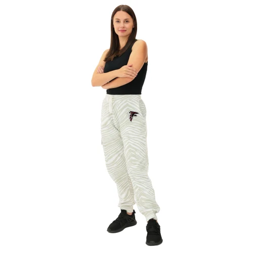 Zubaz NFL UNISEX 90s Team Cargo Joggers - Zebra 2 Color, ATLANTA FALCONS - Image 4