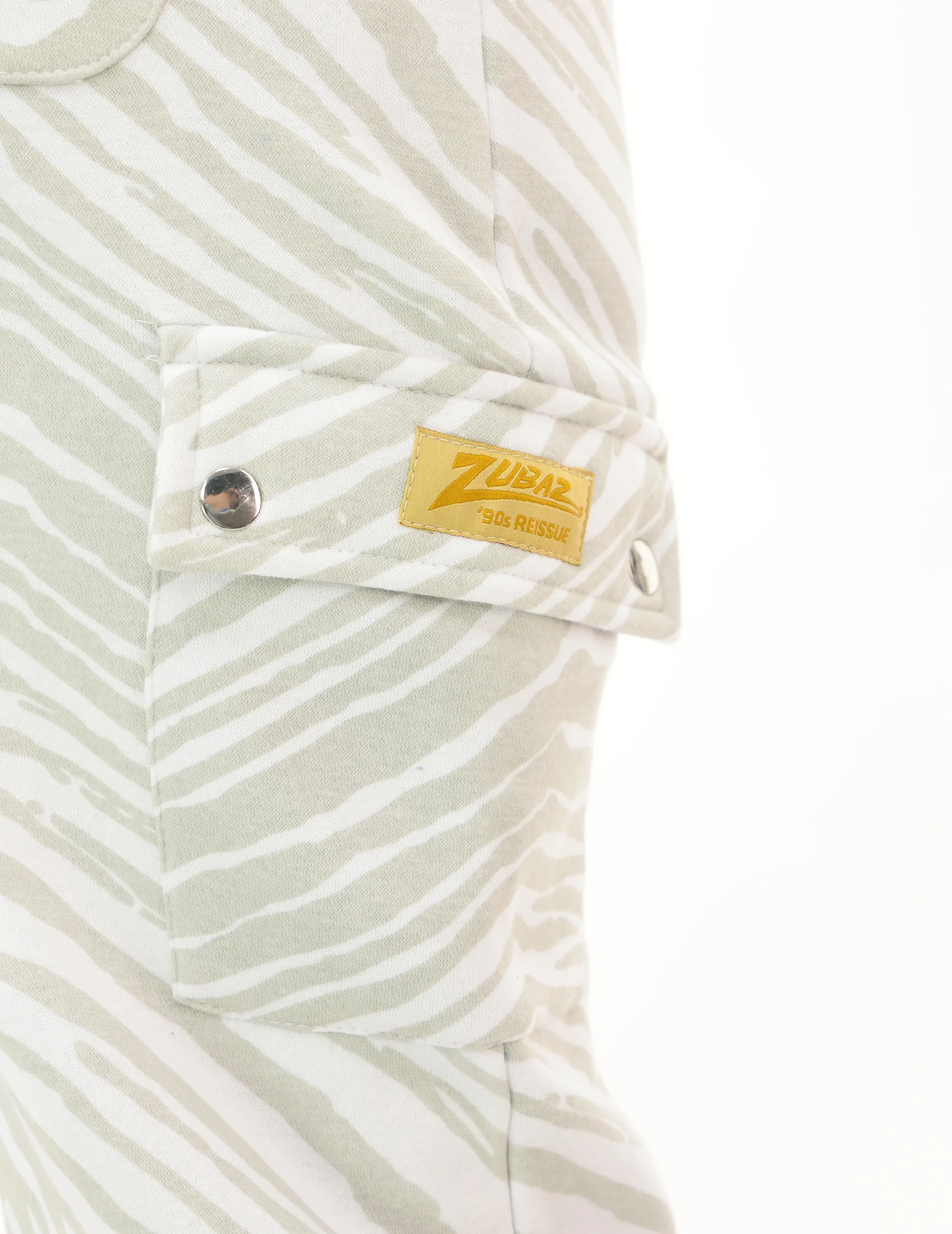 Zubaz NFL UNISEX 90s Team Cargo Joggers - Zebra 2 Color, WASHINGTON COMMANDERS - Image 6