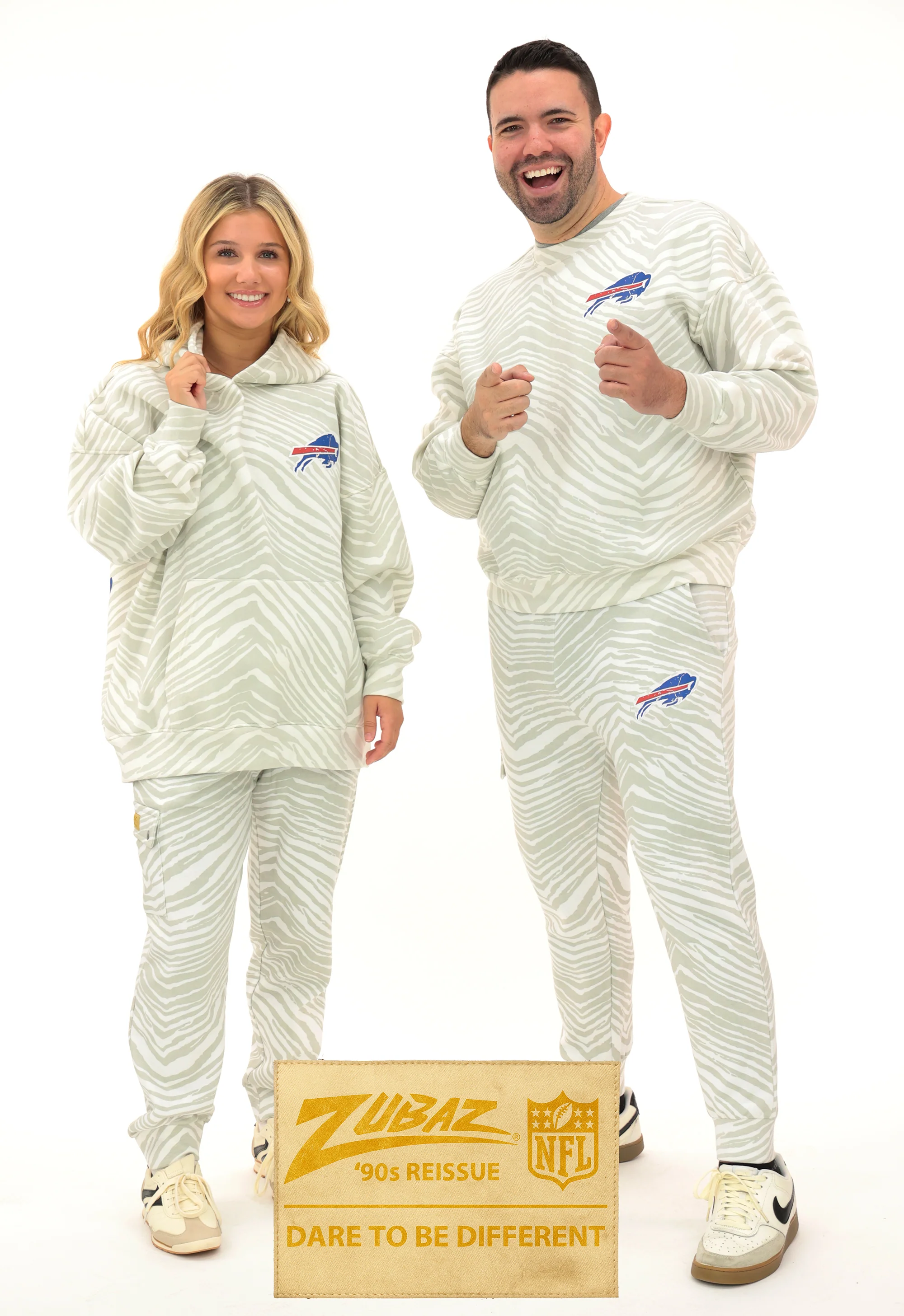 Zubaz NFL UNISEX 90s Team Cargo Joggers - Zebra 2 Color, WASHINGTON COMMANDERS - Image 8