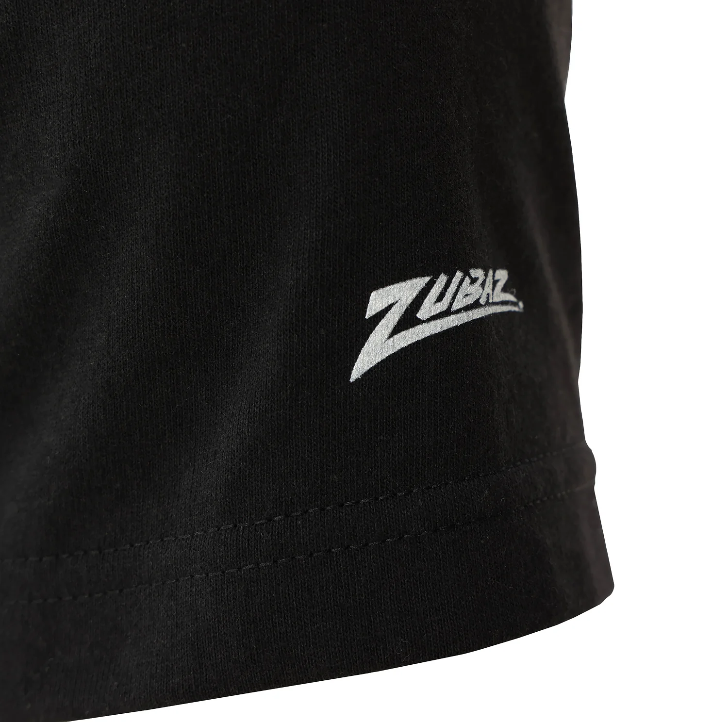 Zubaz NFL Unisex Cotton Heavyweight Short Sleeve T-shirt Black With Grey Tonal Zebra Square Logo for Men and Women, Los Angeles Rams - Image 5
