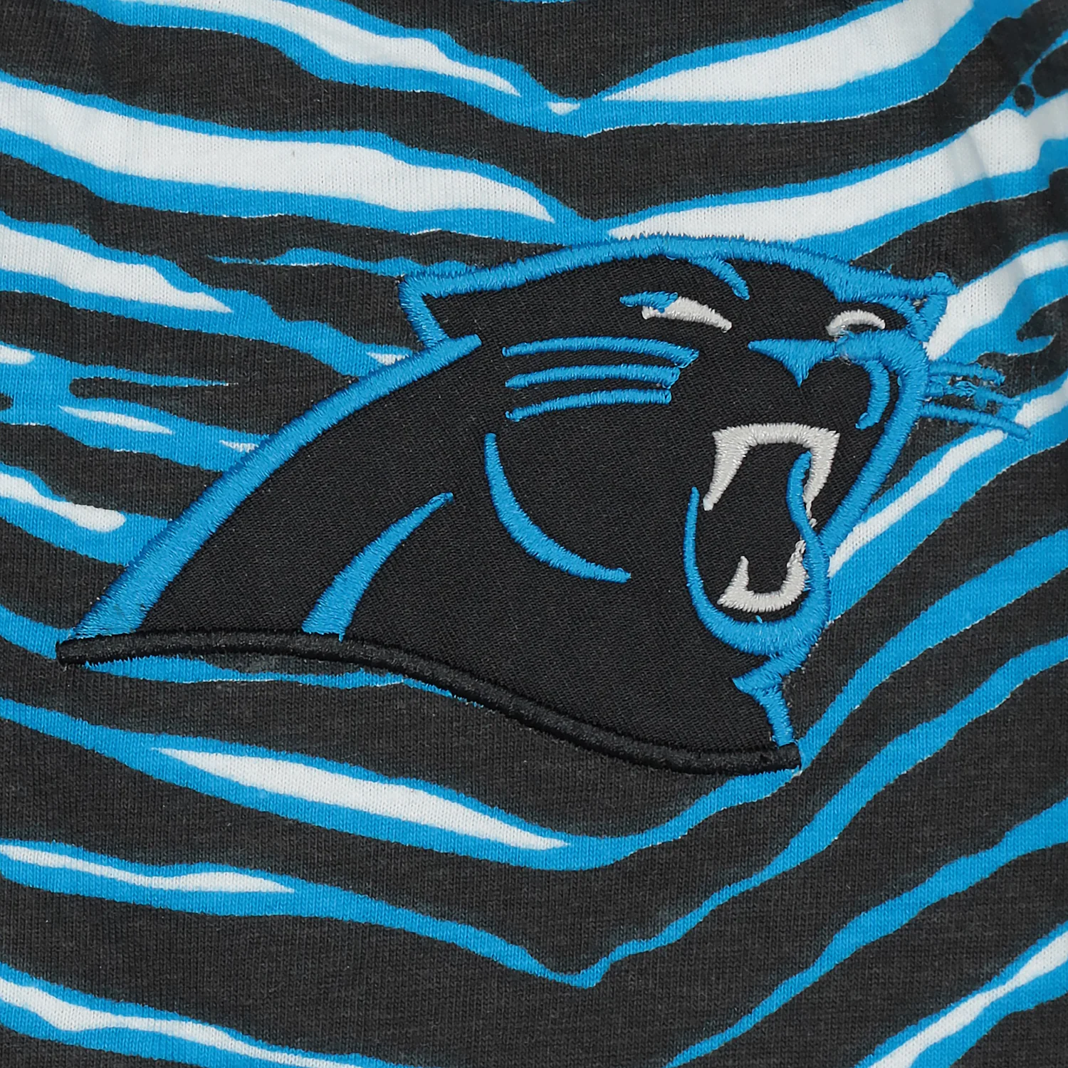 Zubaz NFL UNISEX Z88 Kids Zebra 3C Embroidered Pant, CAROLINA PANTHERS - Image 3