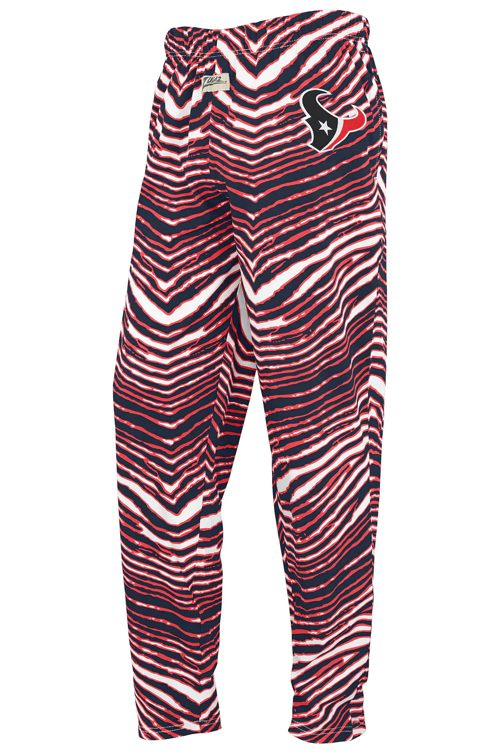 Zubaz NFL UNISEX Z88 Kids Zebra 3C Embroidered Pant, HOUSTON TEXANS