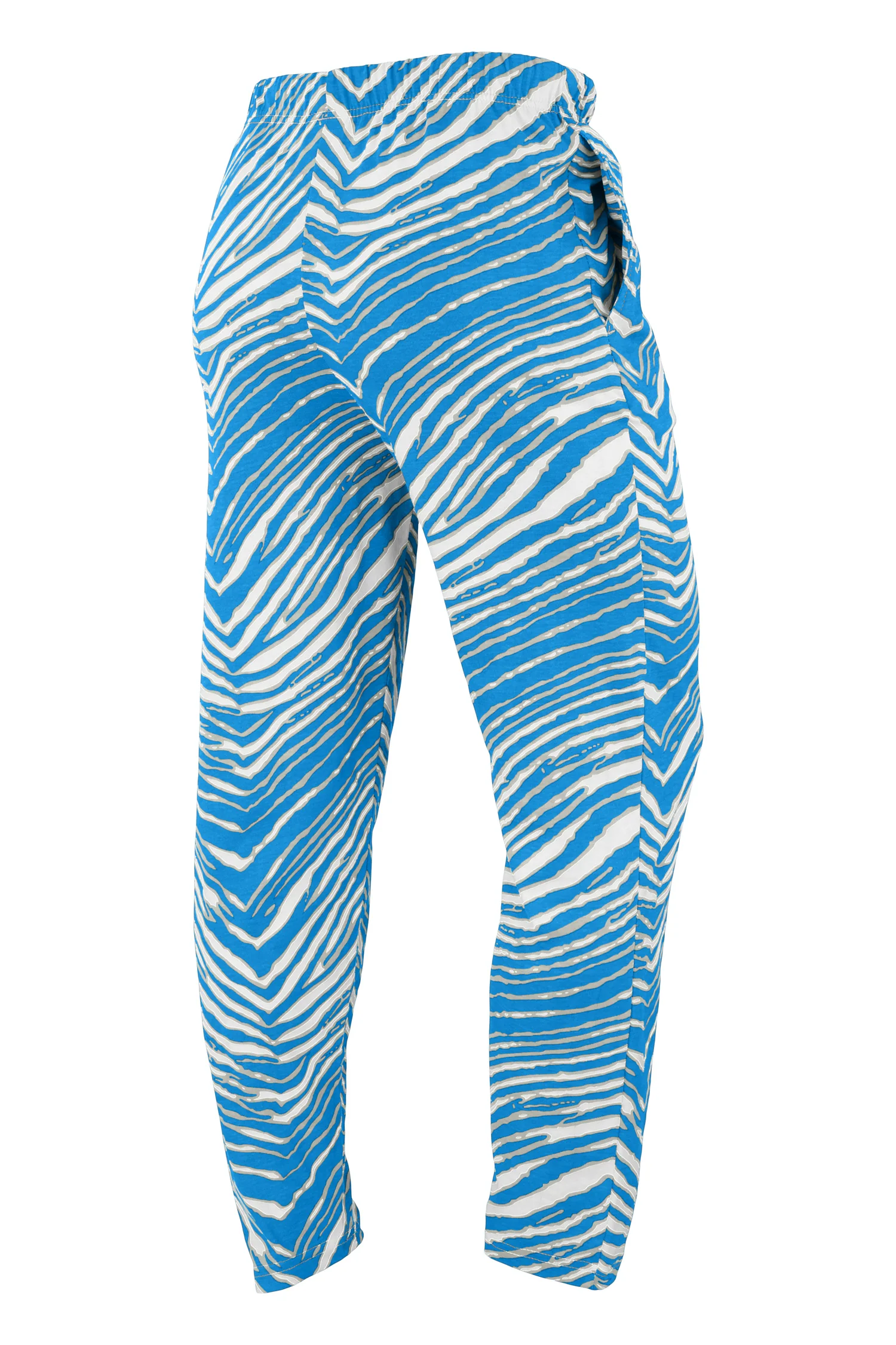 Zubaz NFL Adult Unisex Z88 Zebra Pants, Detroit Lions For Men and Women - Image 2