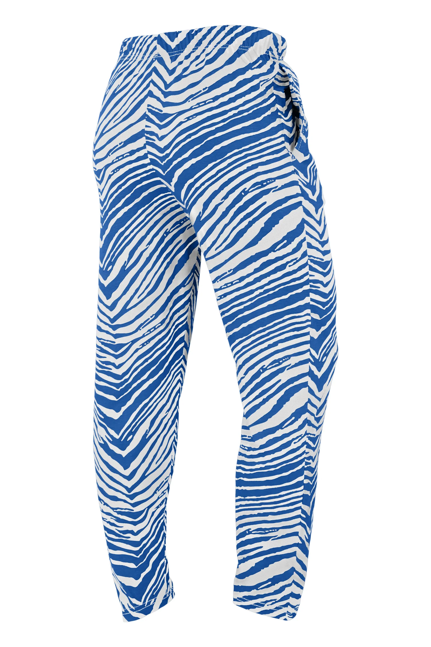 Zubaz NFL Adult Unisex Z88 Zebra Pants, Indianapolis Colts For Men and Women - Image 2