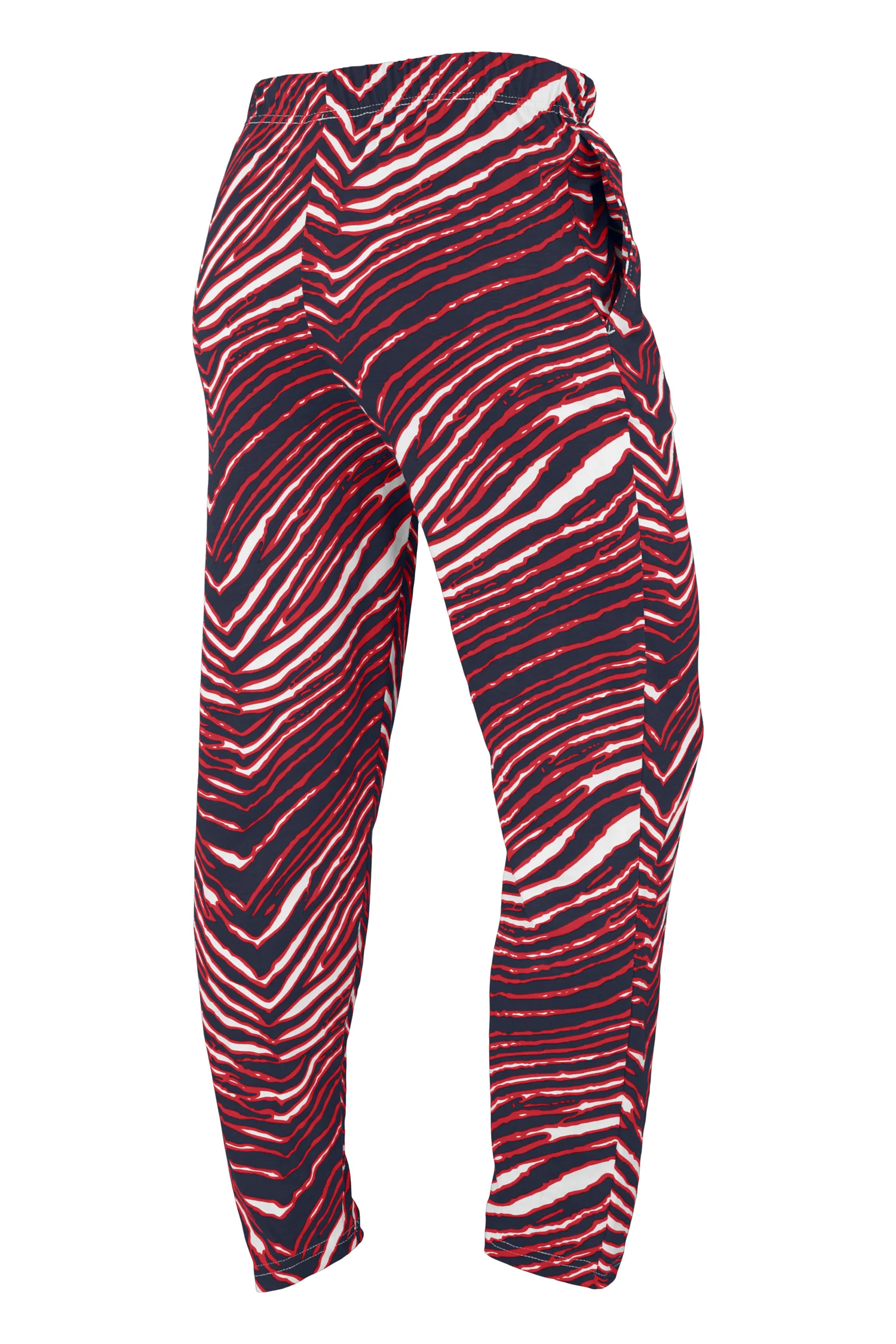 Zubaz NFL Adult Unisex Z88 Zebra Pants, New England Patriots For Men and Women - Image 2