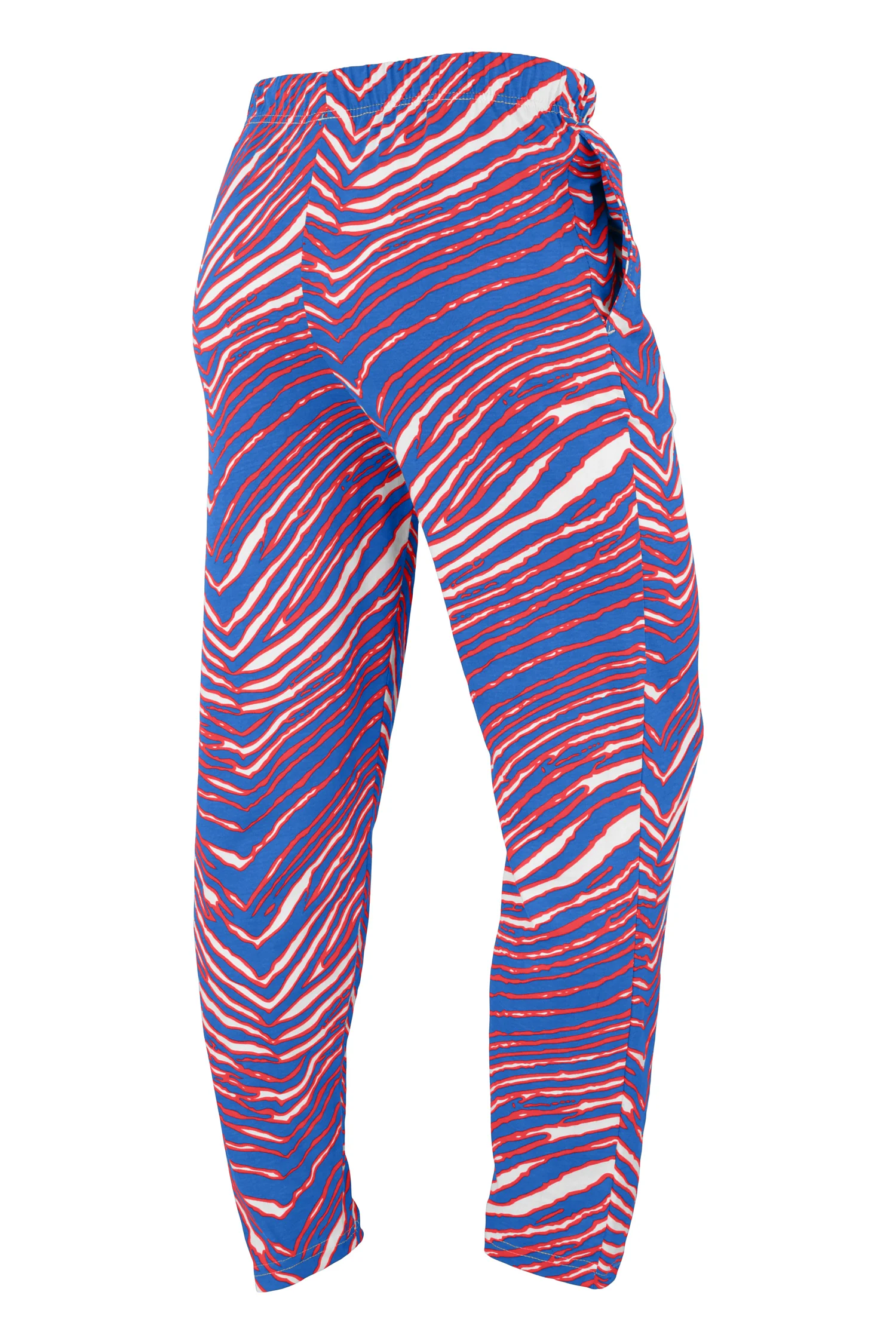 Zubaz NFL Adult Unisex Z88 Zebra Pants, New York Giants For Men and Women - Image 2