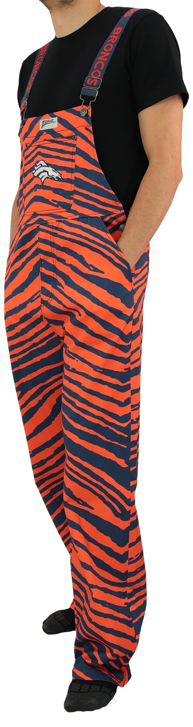 Zubaz NFL Unisex Zebra Lightweight Bib, Denver Broncos - Image 5