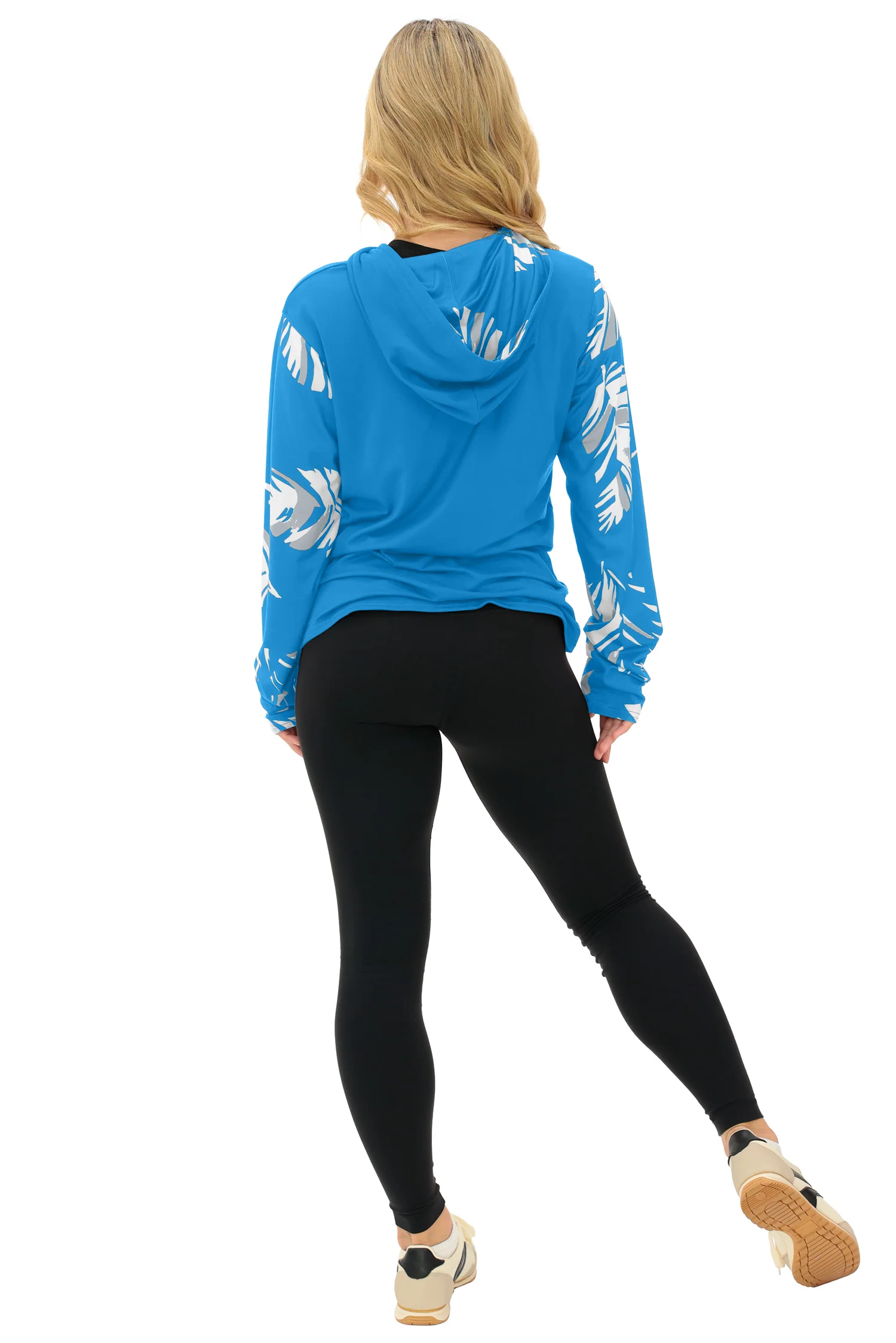 Zubaz NFL WOMEN Casual Script Leaf Accent Lightweight Hoodie, DETROIT LIONS - Image 39
