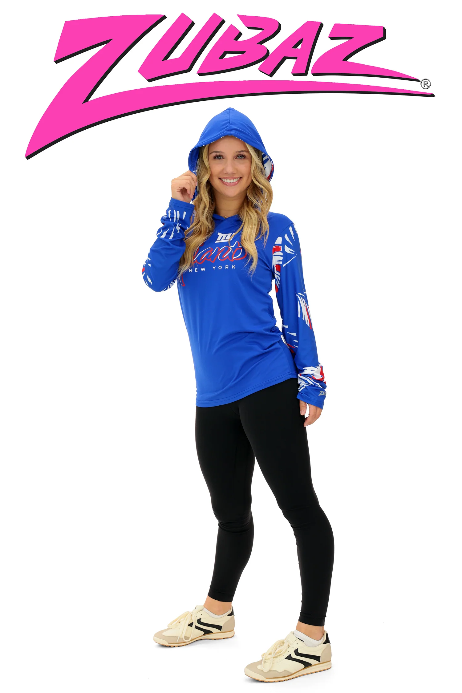 Zubaz NFL WOMEN Casual Script Leaf Accent Lightweight Hoodie, LOS ANGELES CHARGERS - Image 18