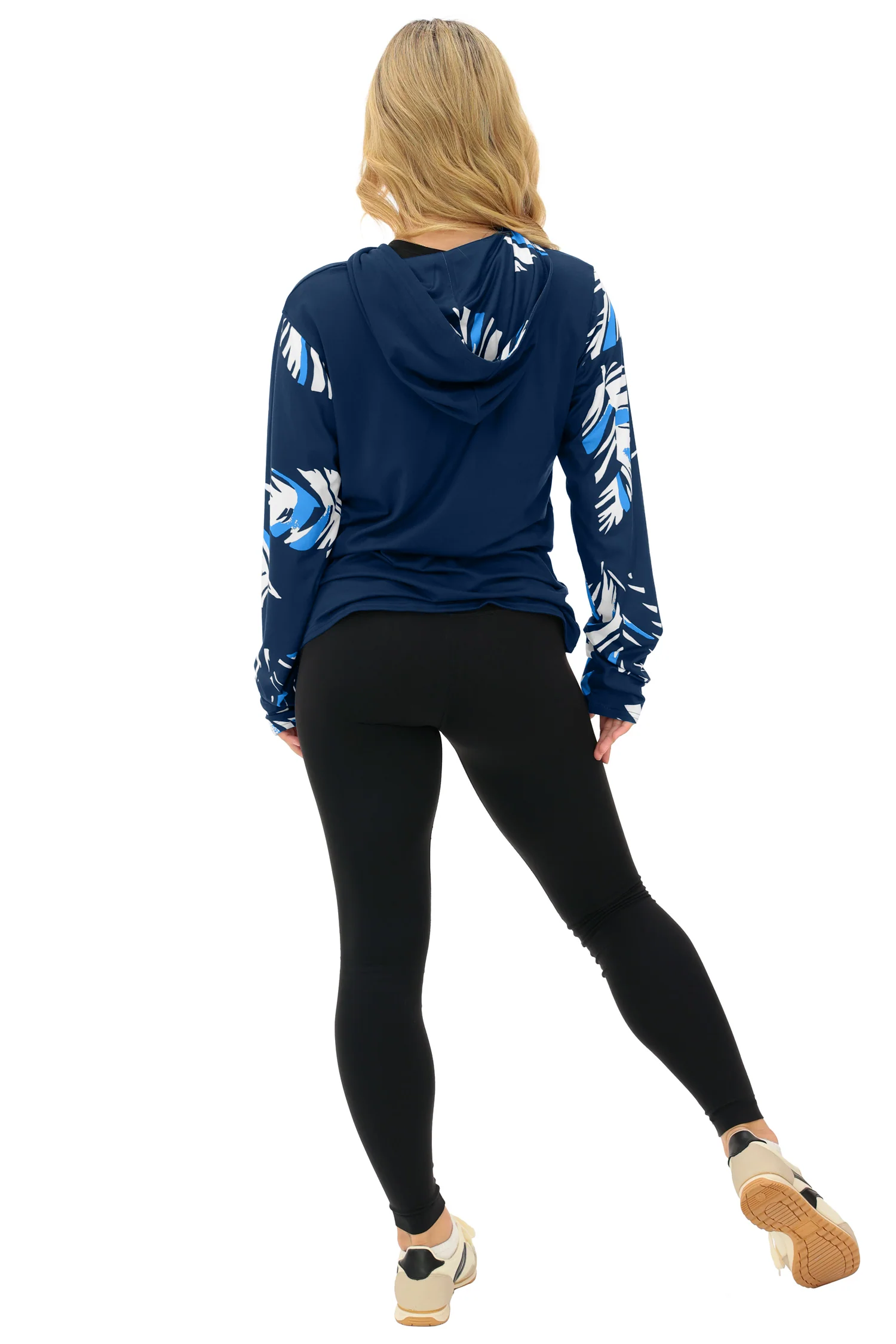 Zubaz NFL WOMEN Casual Script Leaf Accent Lightweight Hoodie, TENNESSEE TITANS - Image 28