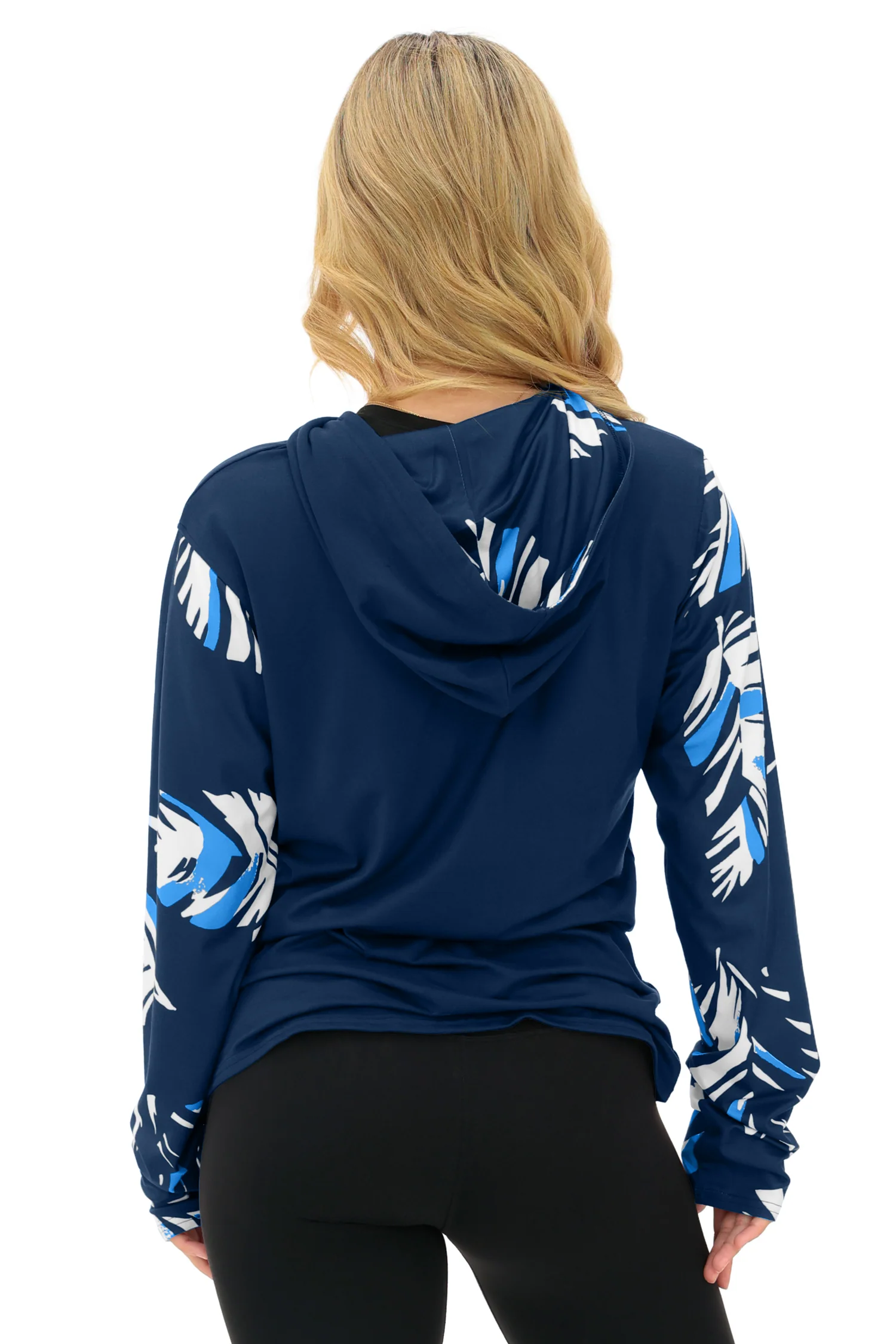 Zubaz NFL WOMEN Casual Script Leaf Accent Lightweight Hoodie, TENNESSEE TITANS - Image 35