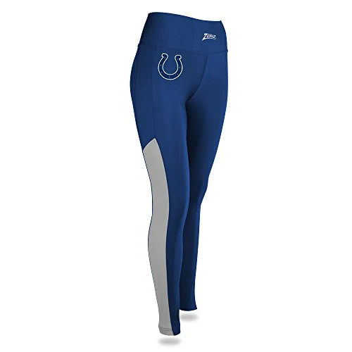 Zubaz NFL Women’s Indianapolis Colts Solid Color Team Logo Leggings - Image 7
