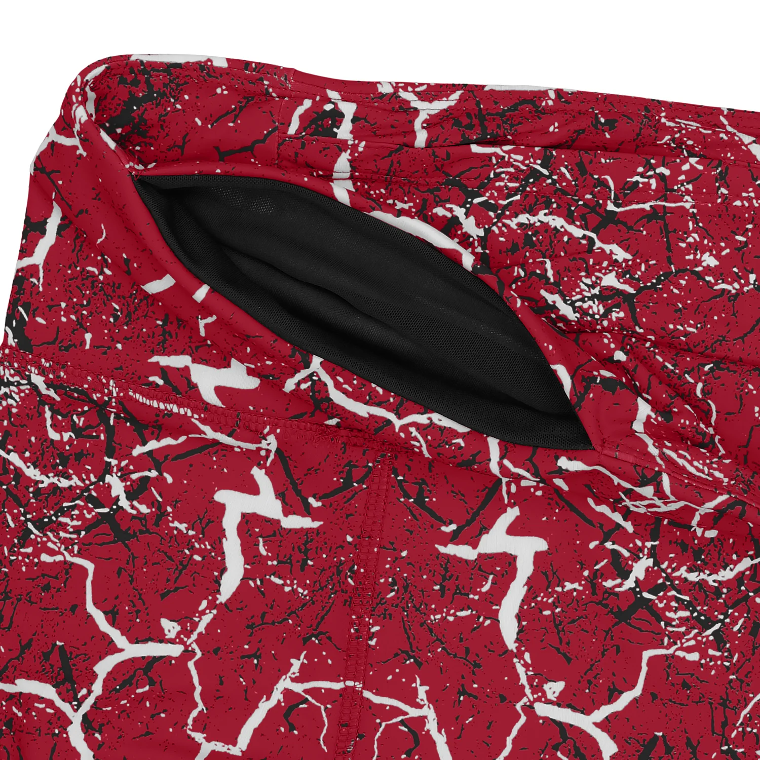 Zubaz NFL Women's 2 Pack Zebra 2 Color And Marble Leggings with Pimary Logo, Arizona Cardinals - Image 4