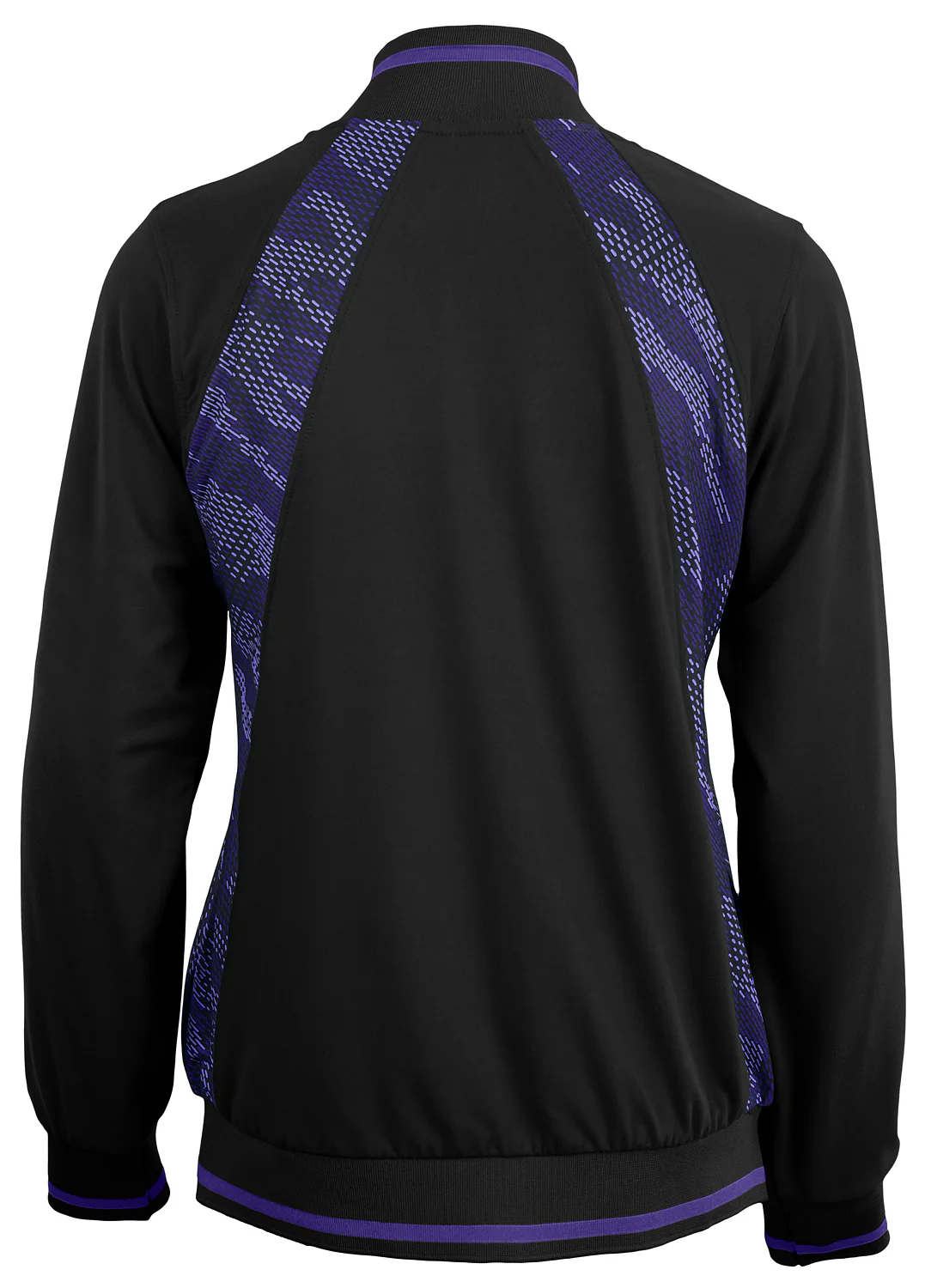 Zubaz NFL Women's Baltimore Ravens Elevated Full Zip Viper Accent Jacket - Image 2