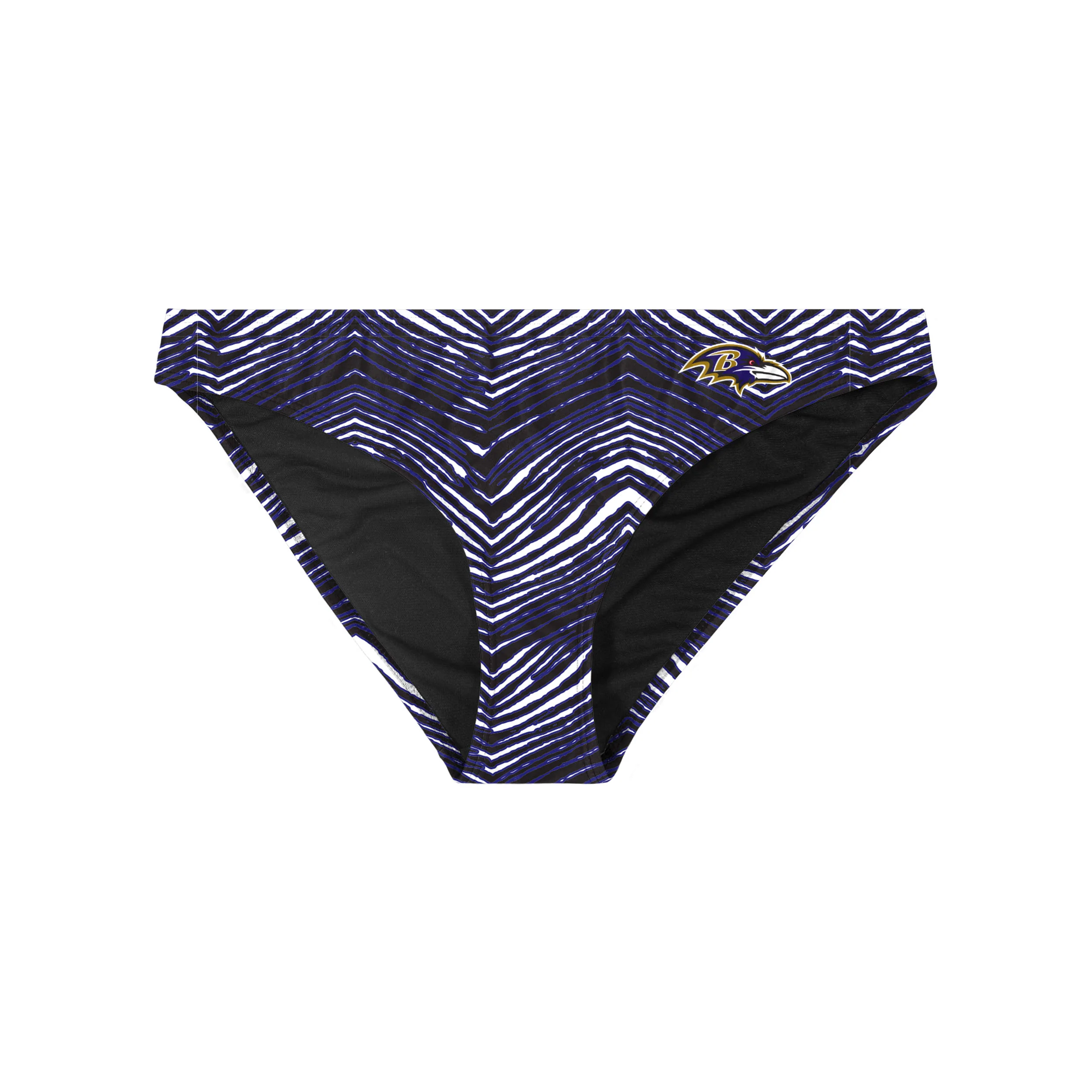 Zubaz NFL Women's Baltimore Ravens Exclusive Bikini Bottom - Image 3