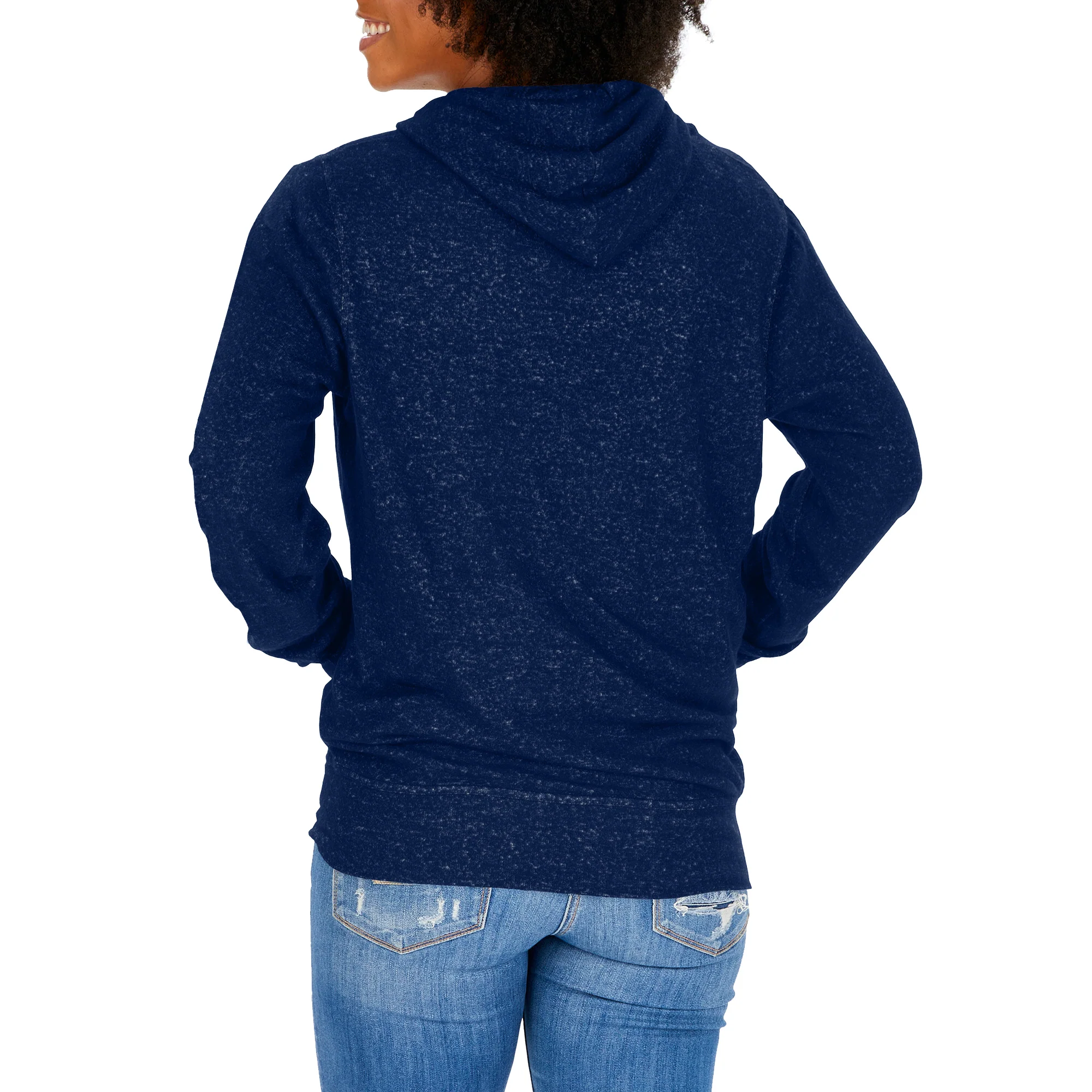 Zubaz NFL Women's Chicago Bears Team Color Soft Hoodie - Image 2