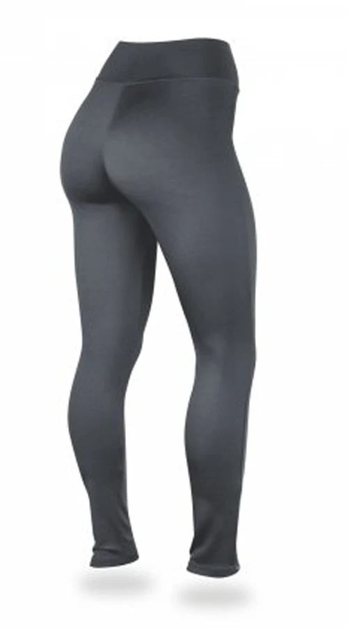 Zubaz NFL Women's Cincinnati Bengals Solid Leggings, Charcoal - Image 2