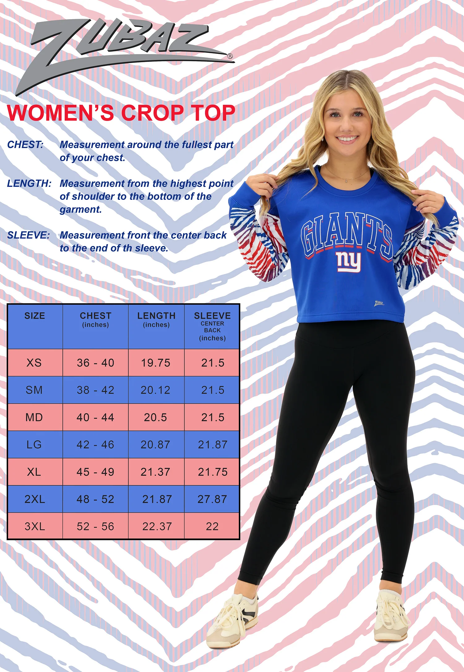 Zubaz NFL Women's Classic Arch Crop Top with Zebra Ombre Sleeves, TAMPA BAY BUCCANEERS - Image 11