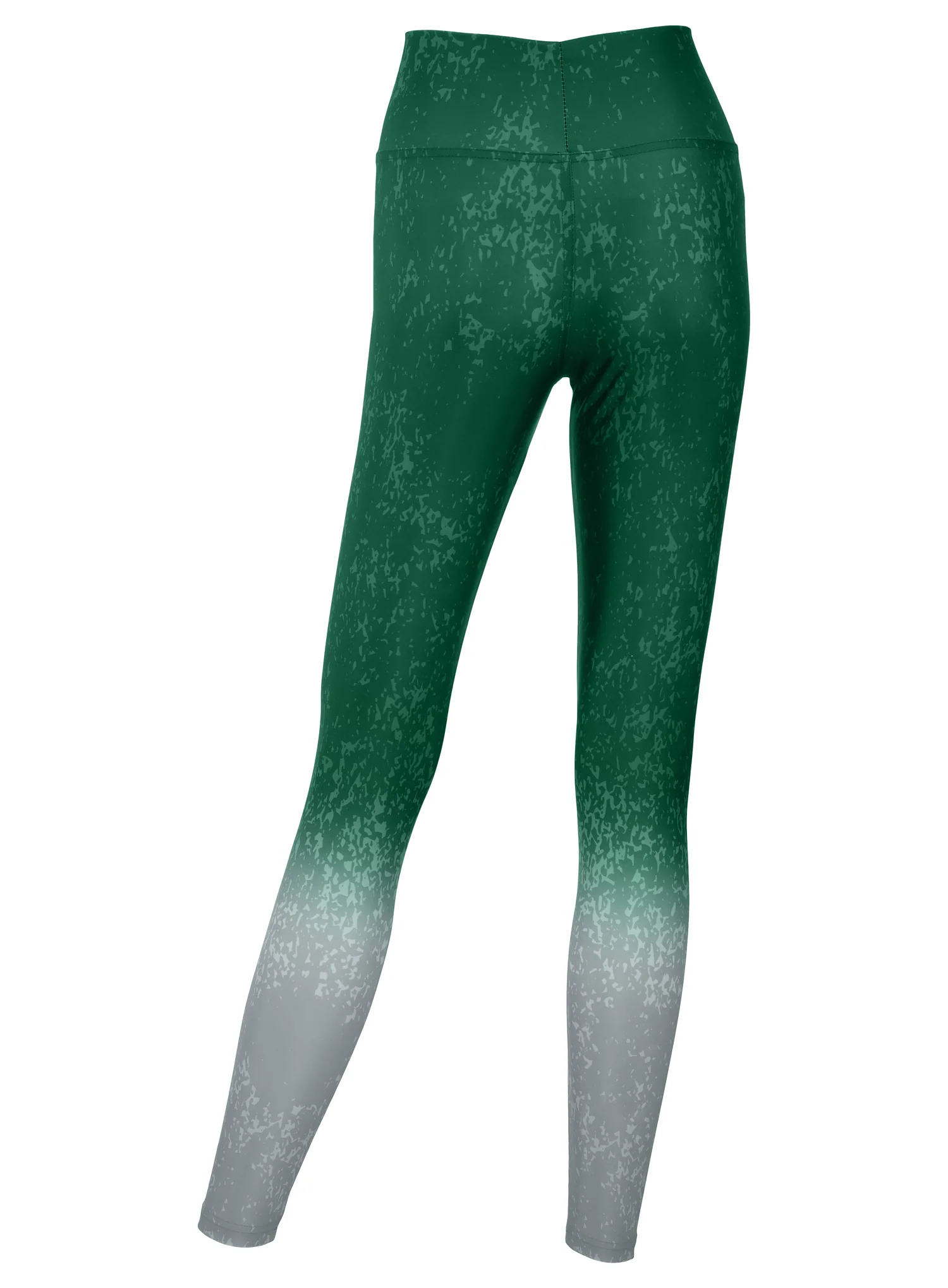 Zubaz NFL Women's Distressed Gradient Leggings with Team Wordmark New York Jets - Image 2