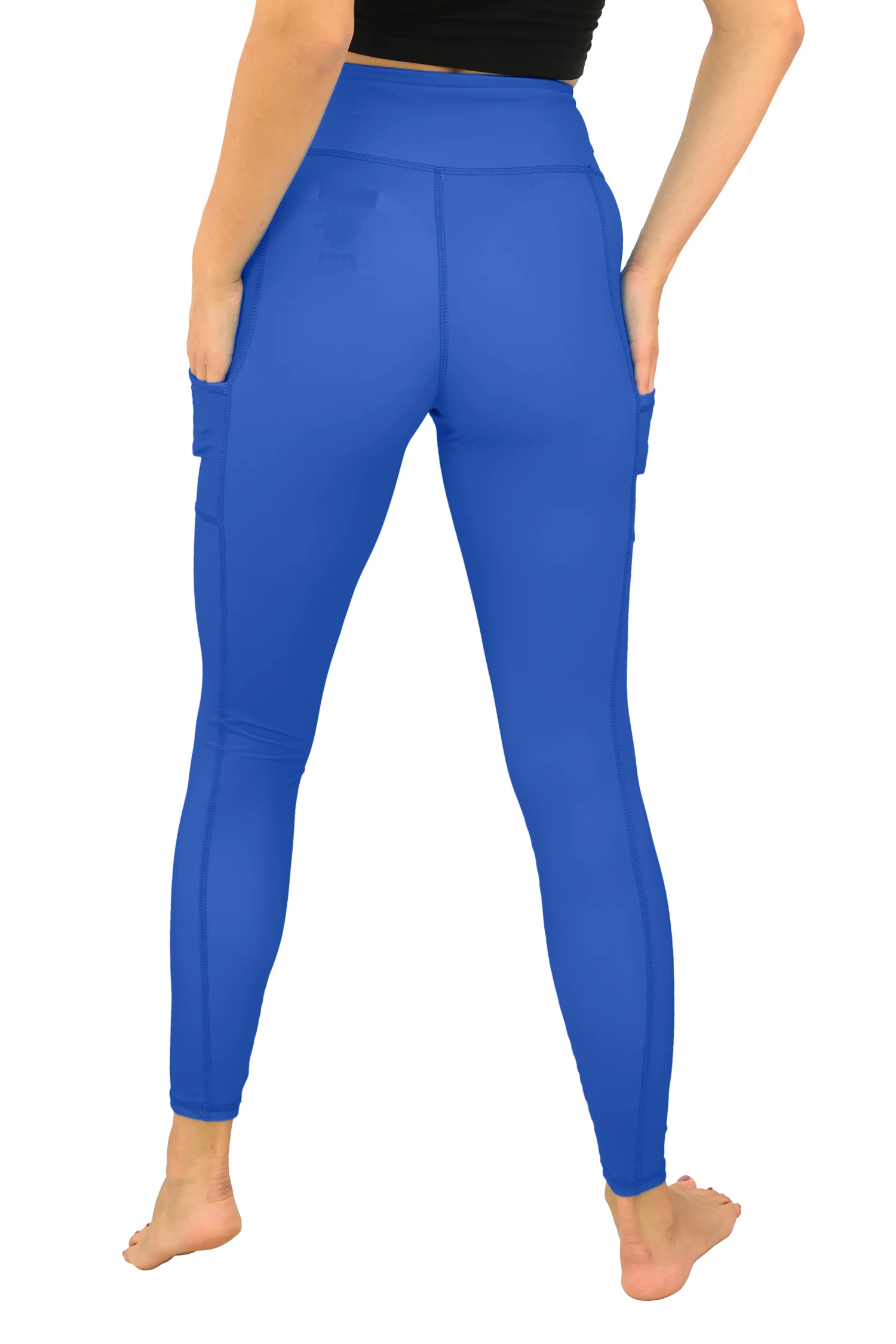 Zubaz NFL Women's Fade Primary Logo Leggings, New York Giants - Image 2