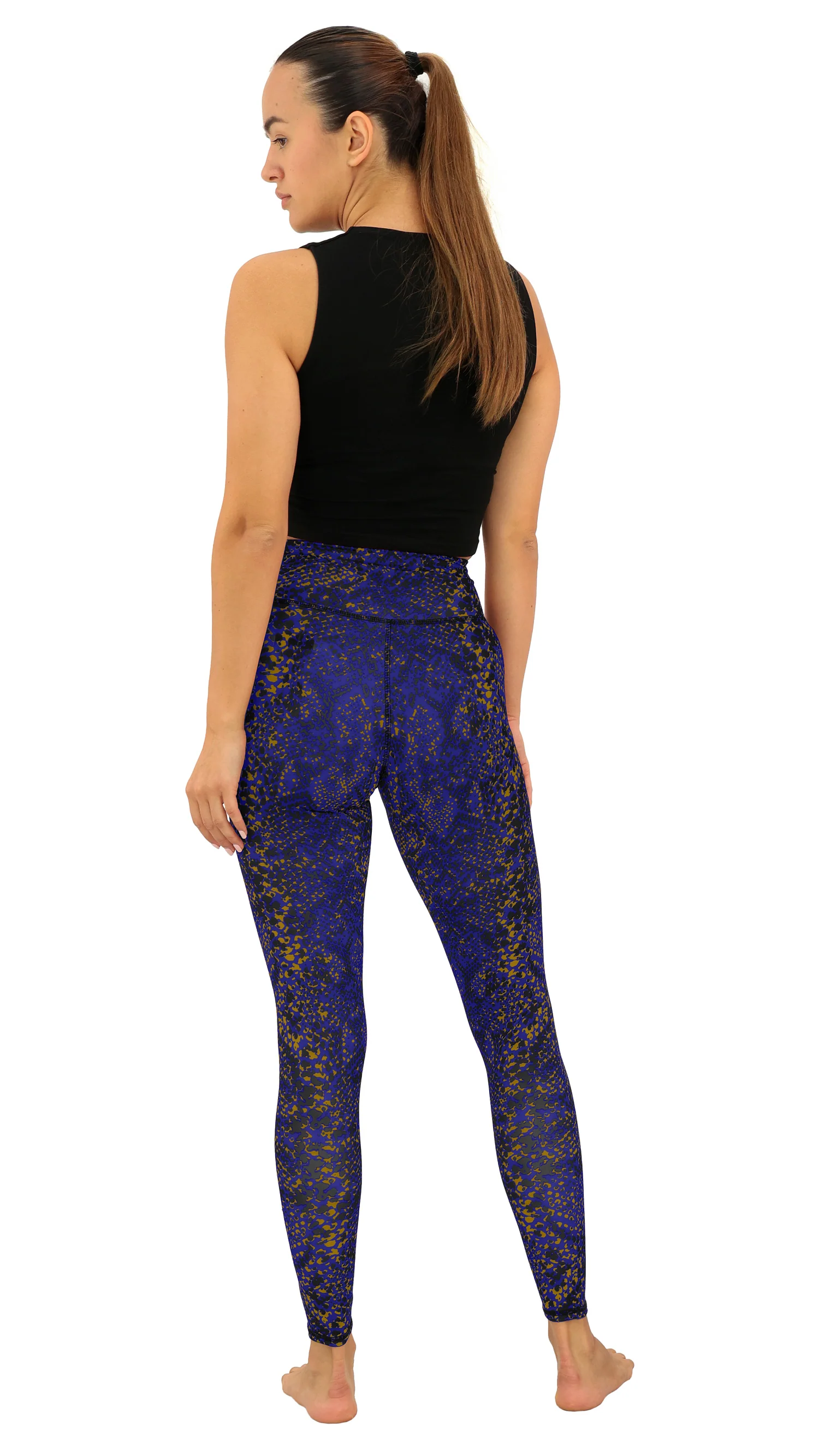 Zubaz NFL Women's Field Goal Primary Post Leggings, Baltimore Ravens - Image 32
