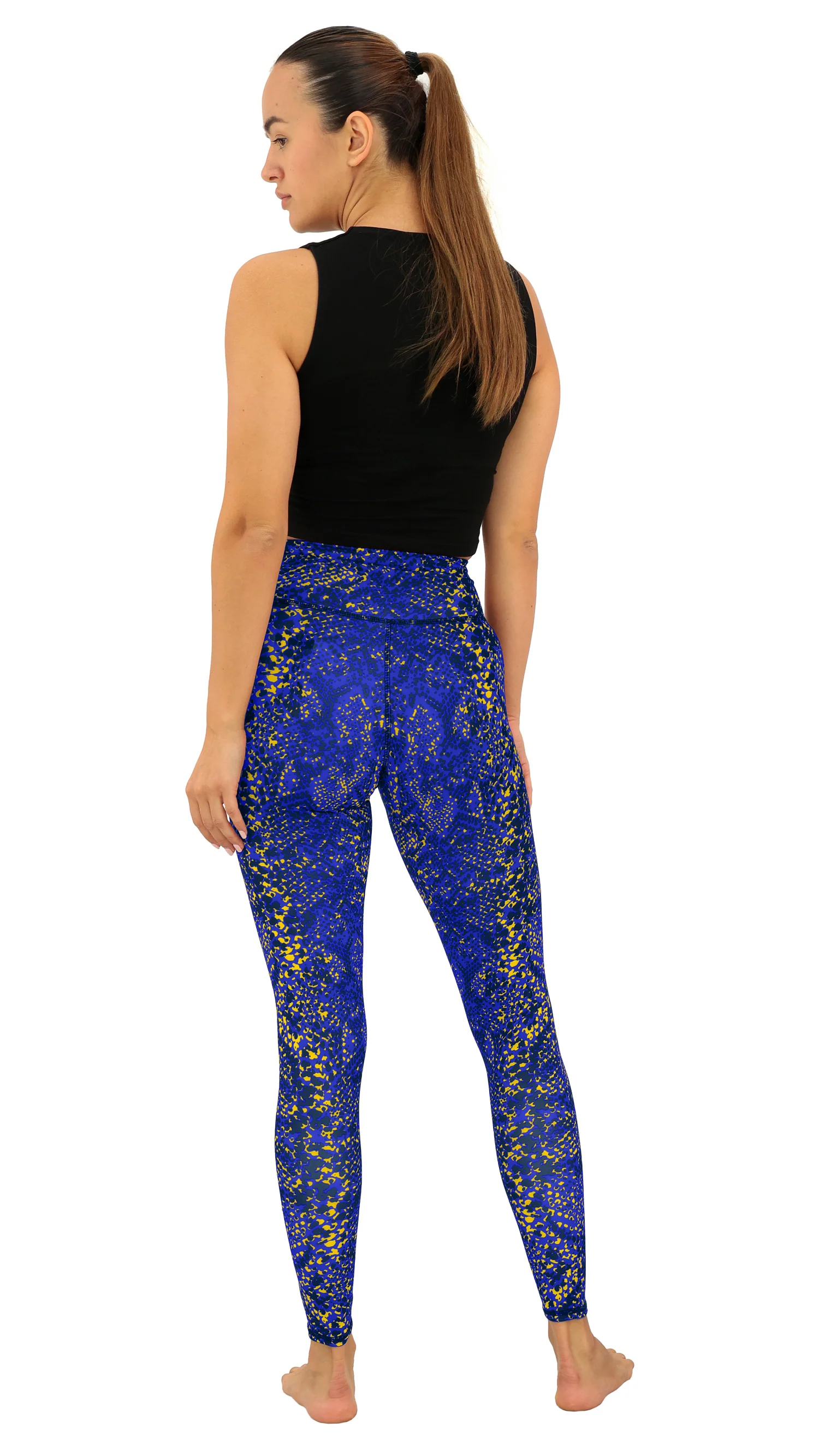 Zubaz NFL Women's Field Goal Primary Post Leggings, Los Angeles Rams - Image 38
