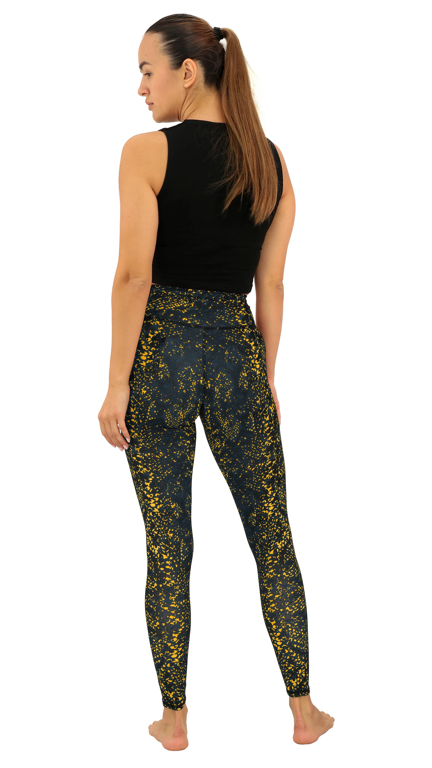 Zubaz NFL Women's Field Goal Primary Post Leggings, Pittsburgh Steelers - Image 38