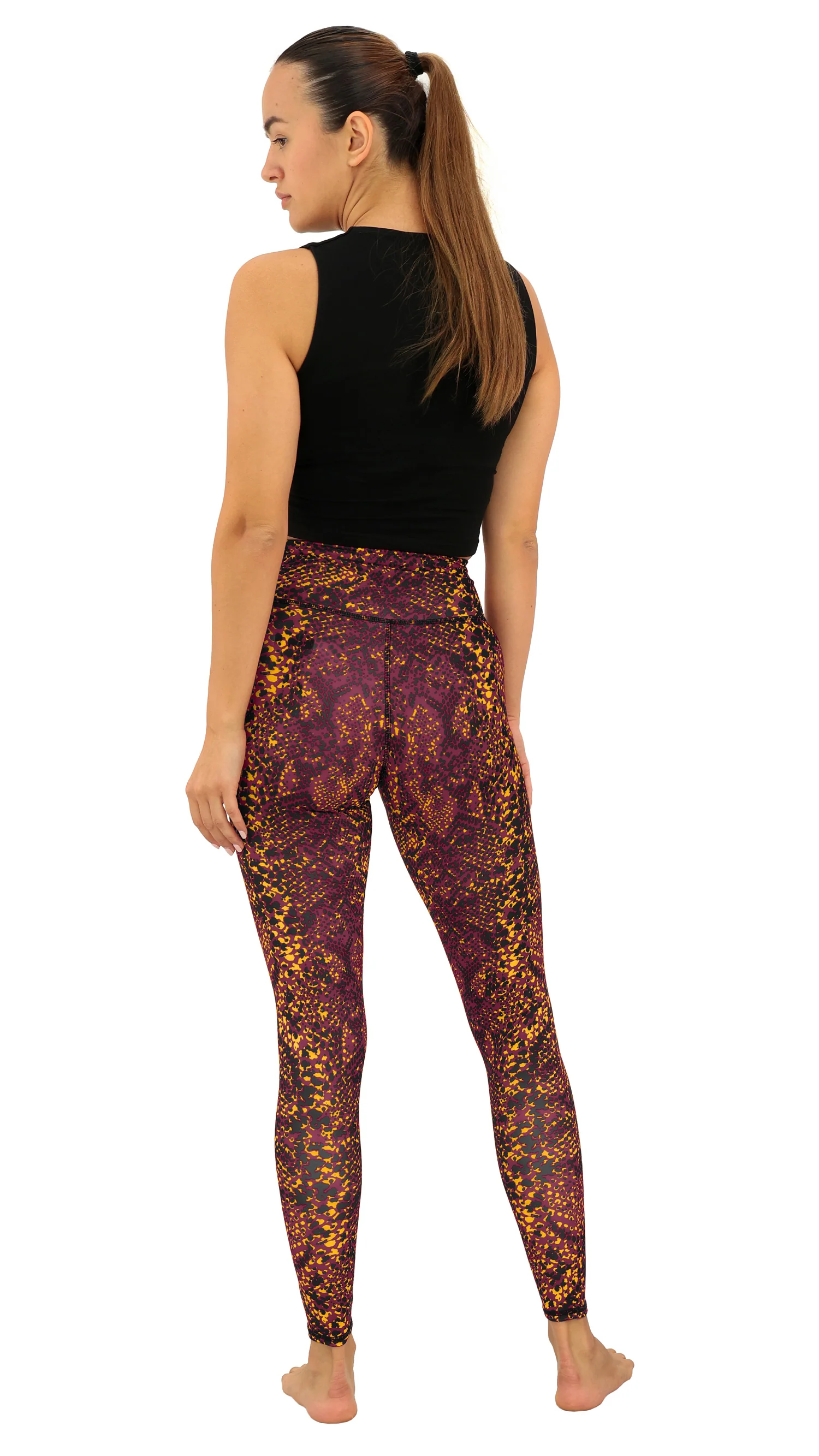 Zubaz NFL Women's Field Goal Primary Post Leggings, Washington Commanders - Image 3