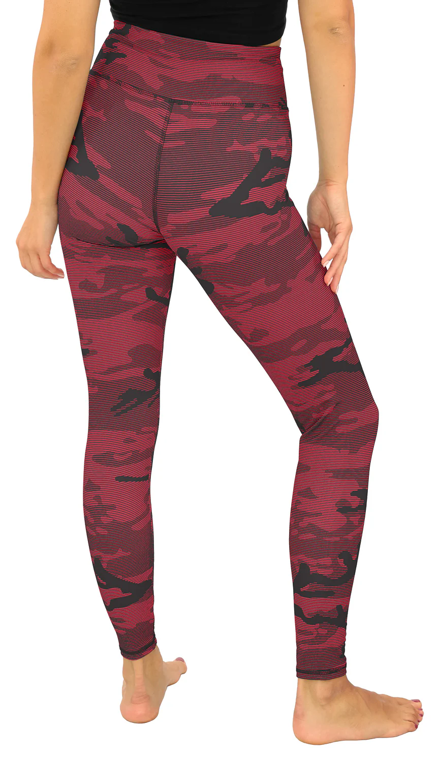 Zubaz NFL Women's Goal Line Camo Line Leggings, Arizona Cardinals - Image 2
