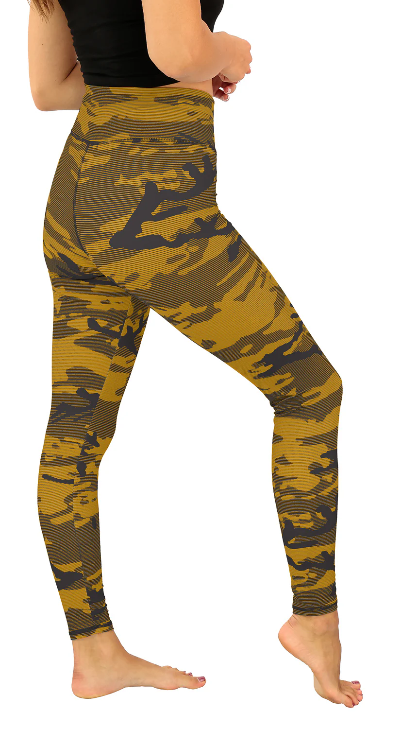 Zubaz NFL Women's Goal Line Camo Line Leggings, Pittsburgh Steelers - Image 34