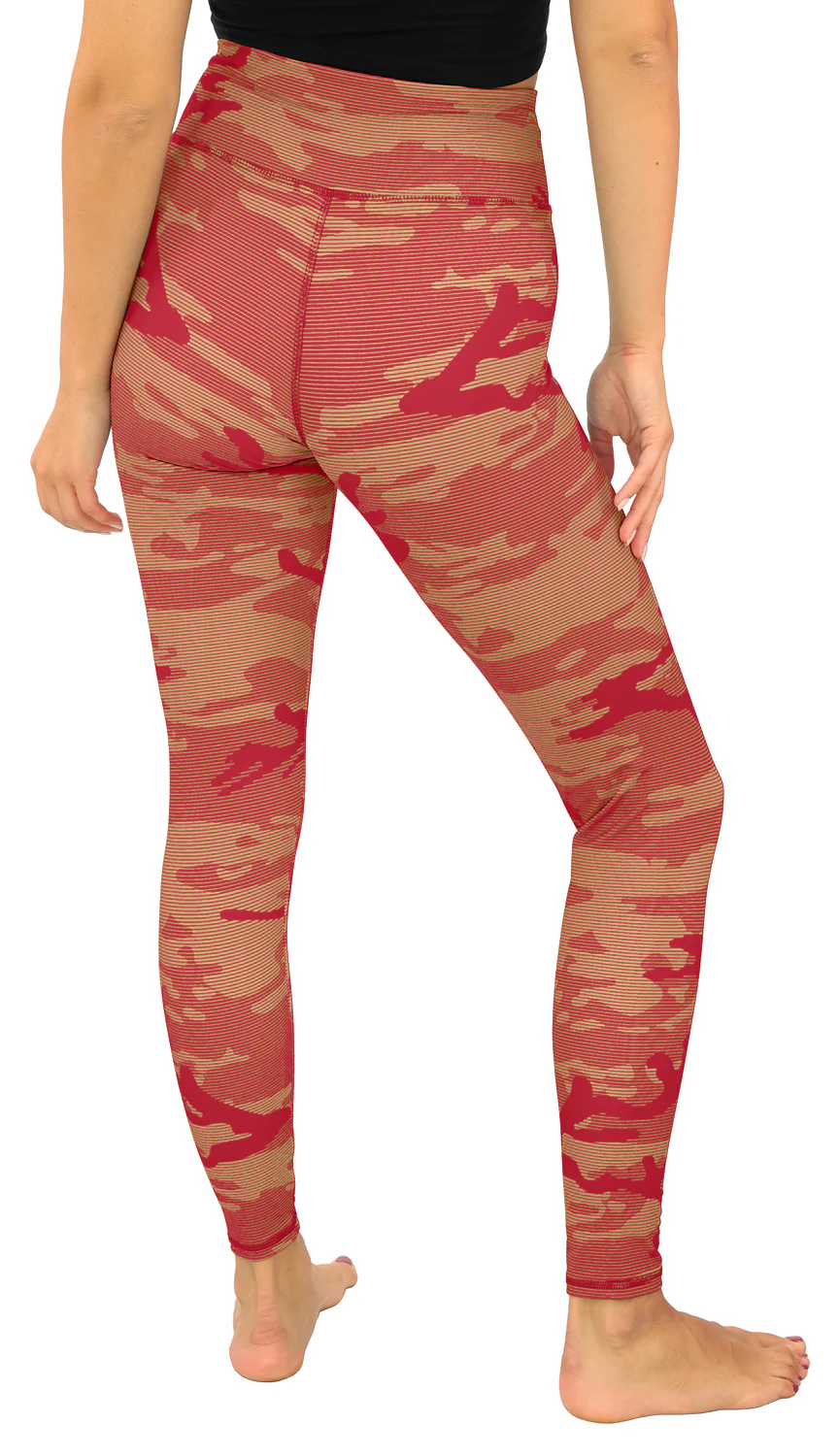 Zubaz NFL Women's Goal Line Camo Line Leggings, San Francisco 49ers - Image 40