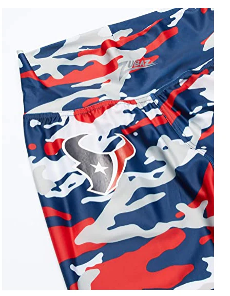 Zubaz NFL Women's Houston Texans Camo Print Legging Bottoms - Image 2