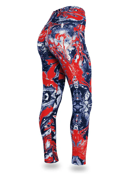 Zubaz NFL Women's Houston Texans Team Swirl Leggings - Image 2