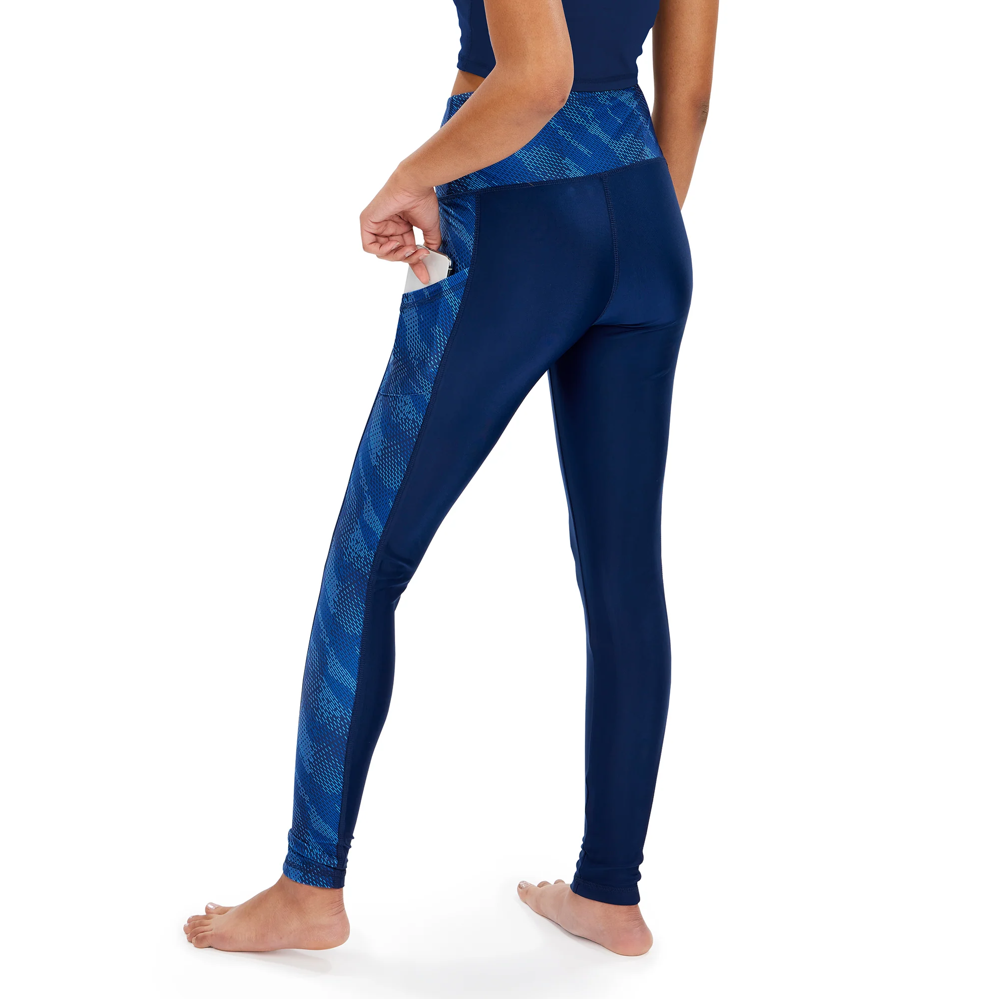 Zubaz NFL Women's Houston Texans Viper Snake Detail Leggings - Image 2