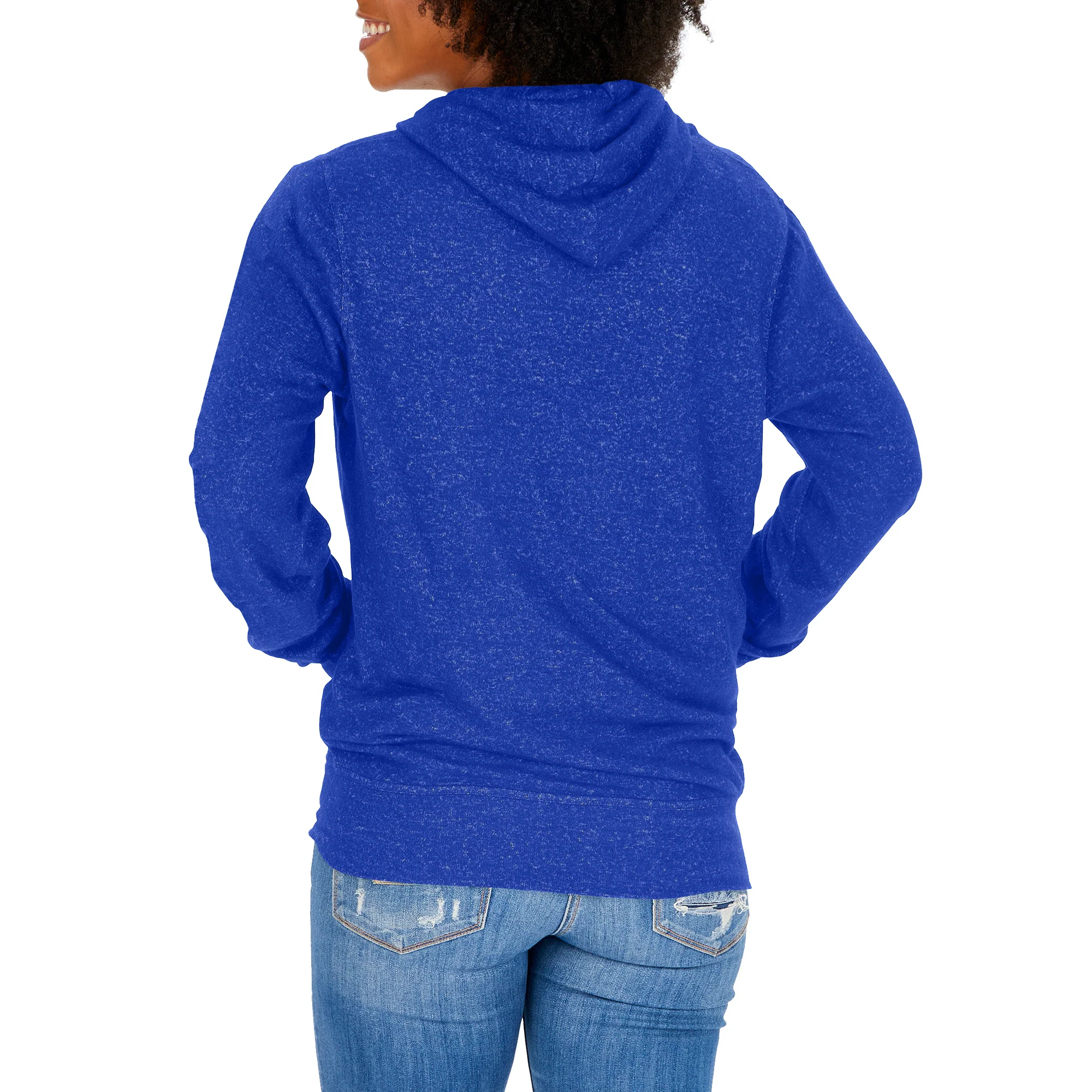Zubaz NFL Women's Indianapolis Colts Team Color Soft Hoodie - Image 2