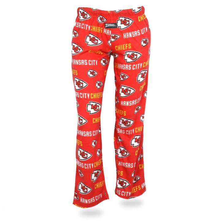 Zubaz NFL Women's Kansas City Chiefs Comfy Lounge Pants, Red - Image 6