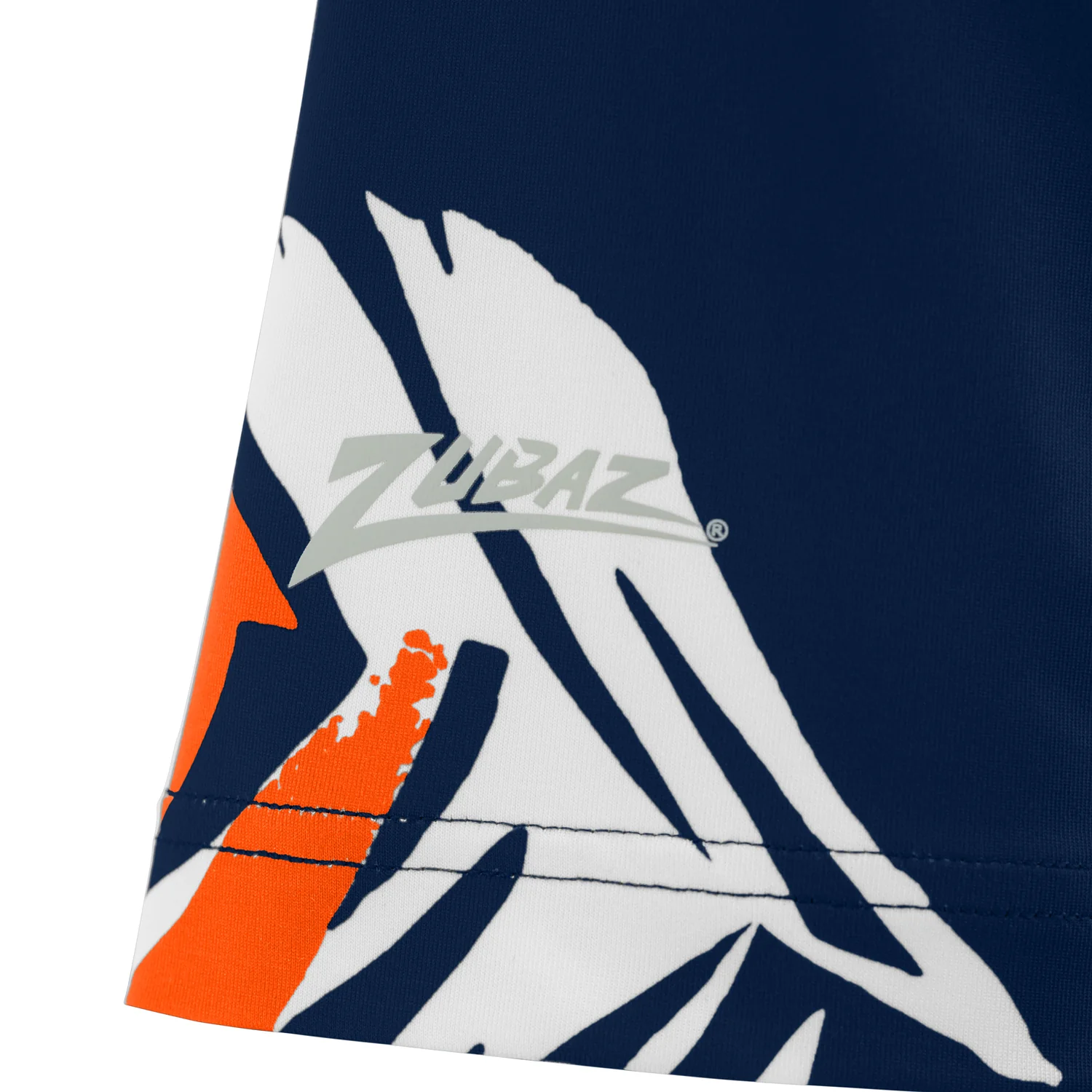 Zubaz NFL Womens Leaf Team Color Script Short Sleeve T-Shirt, Denver Broncos - Image 3