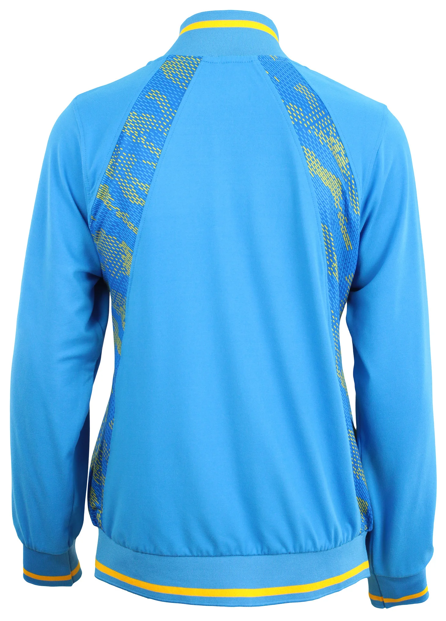 Zubaz NFL Women's Los Angeles Chargers Elevated Full Zip Viper Accent Jacket - Image 2