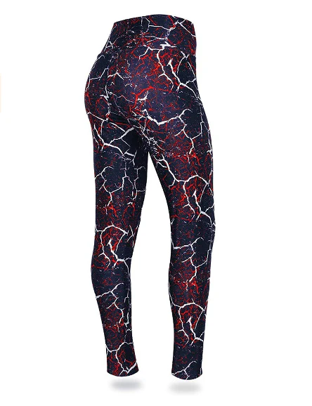 Zubaz NFL Women's New England Patriots Marble Leggings - Image 2