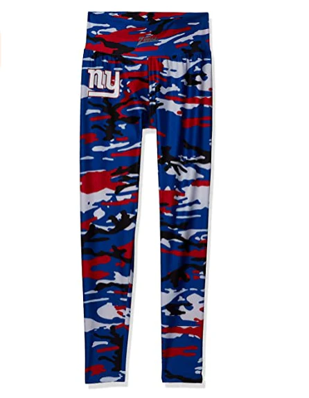 Zubaz NFL Women's New York Giants Camo Print Legging Bottoms - Image 2