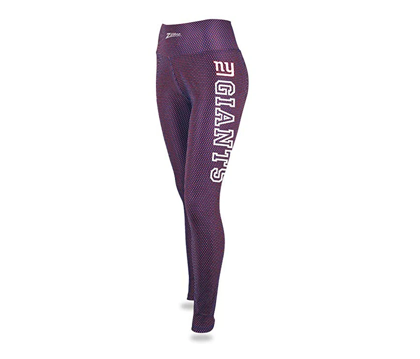 Zubaz NFL Women's New York Giants Printed Faux Mesh Leggings - Image 4
