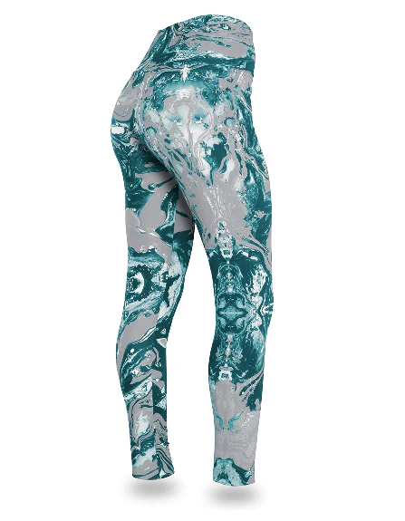 Zubaz NFL Women's Philadelphia Eagles Team Swirl Leggings - Image 2