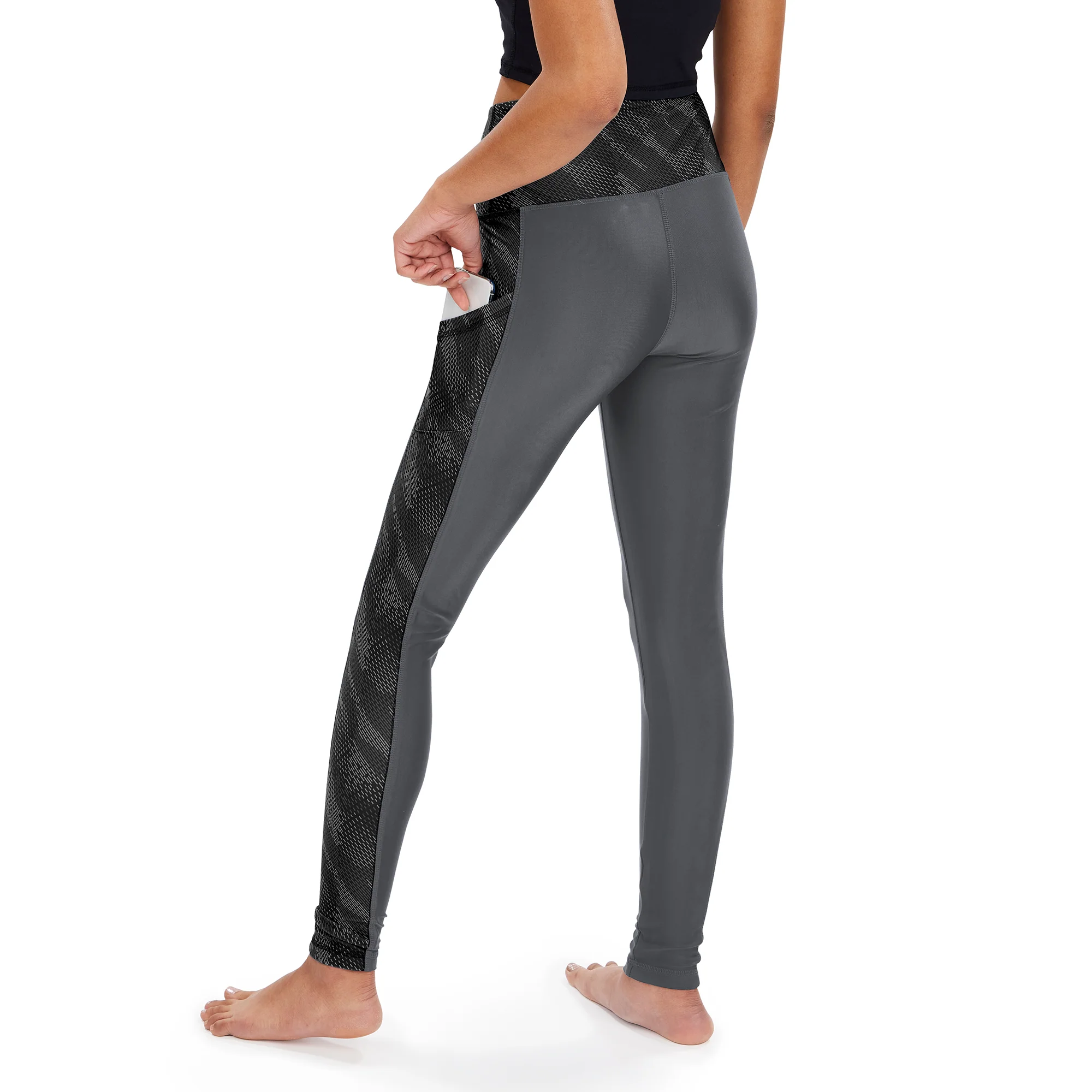 Zubaz NFL Women's Pittsburgh Steelers Viper Snake Detail Leggings - Image 2