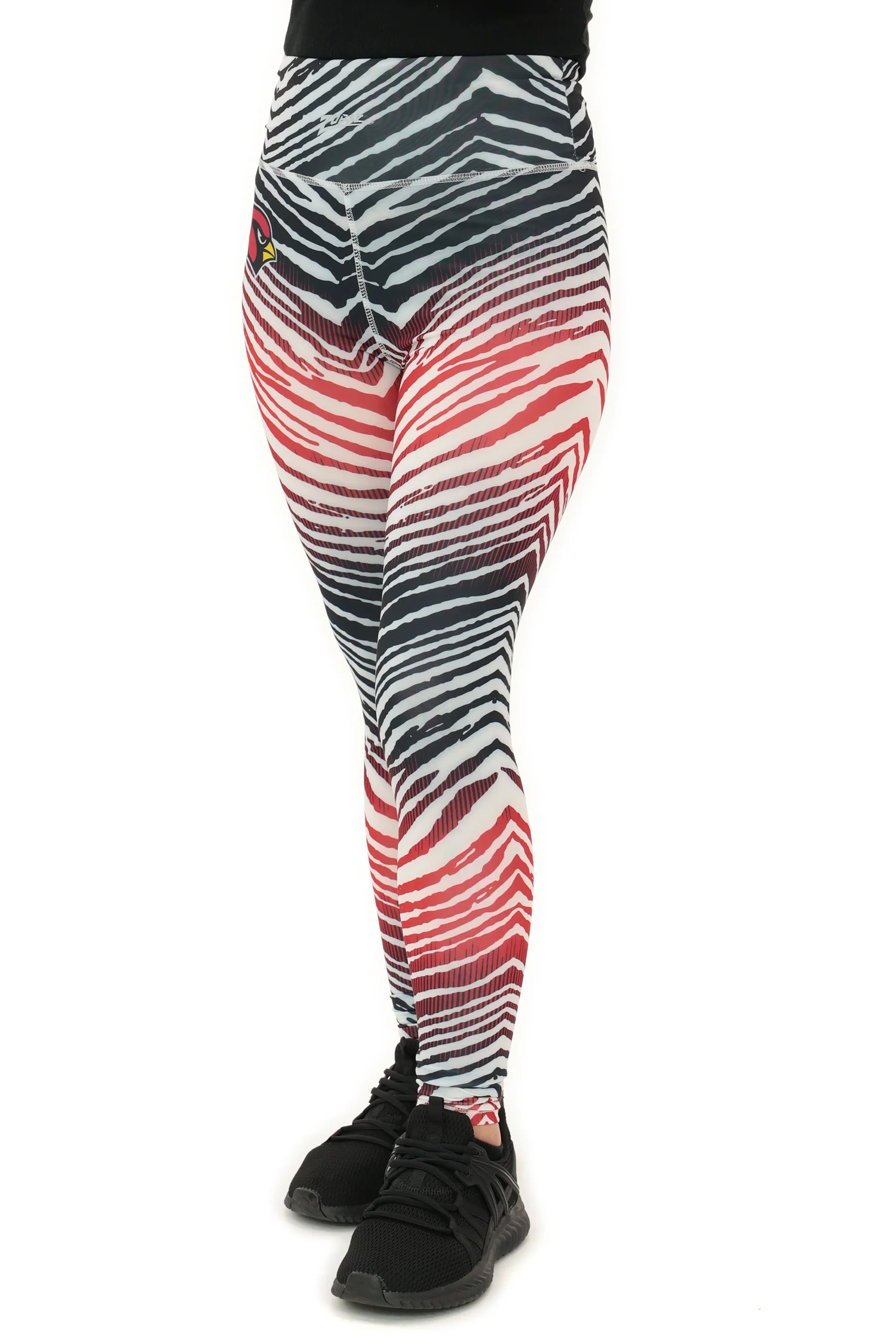 Zubaz NFL Women's Primary Logo Zebra Ombre Leggings, Arizona Cardinals - Image 23